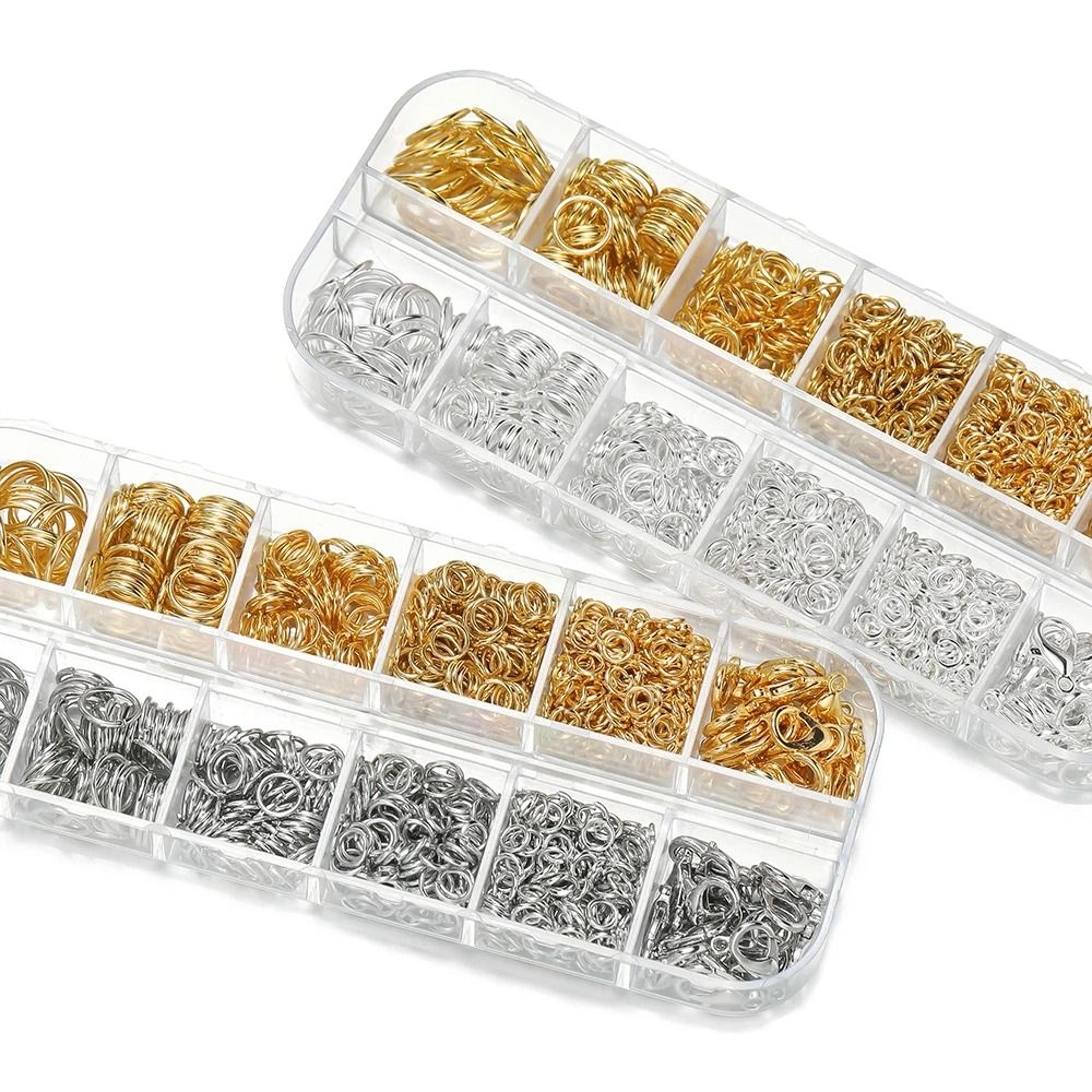 Jewelry Findings Kit With Jump Rings Clasps And Tools 930 Piece Set 4