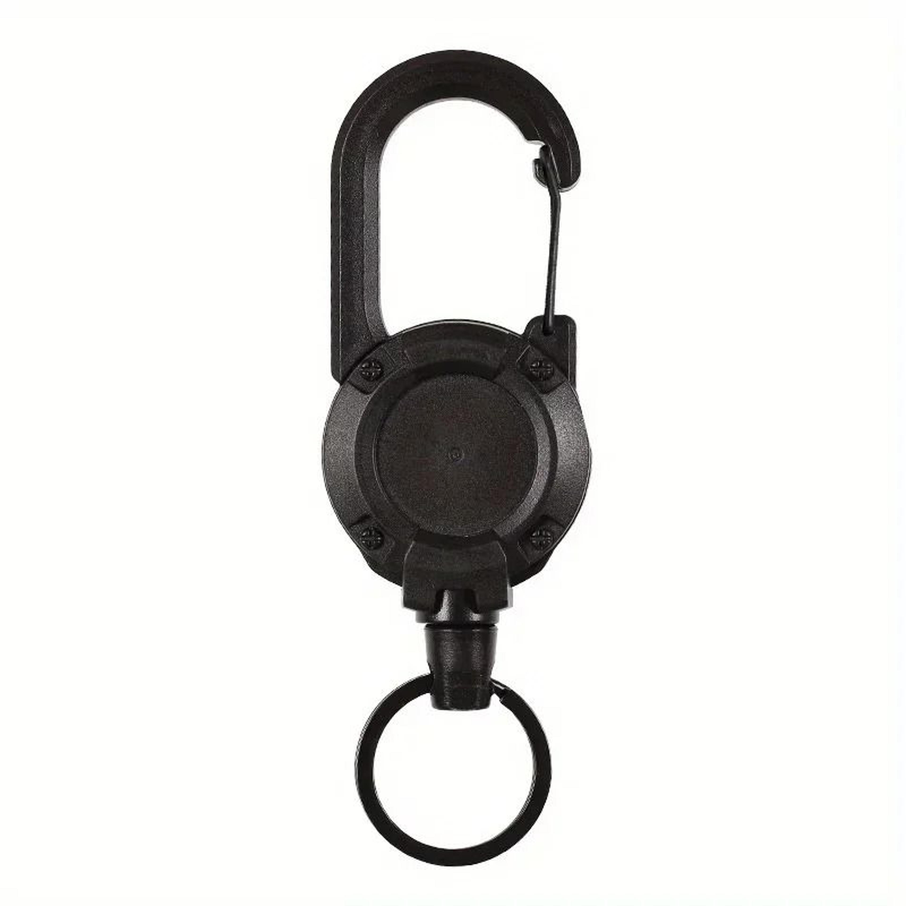 Heavy Duty Retractable Keychain With Carabiner Clip 3