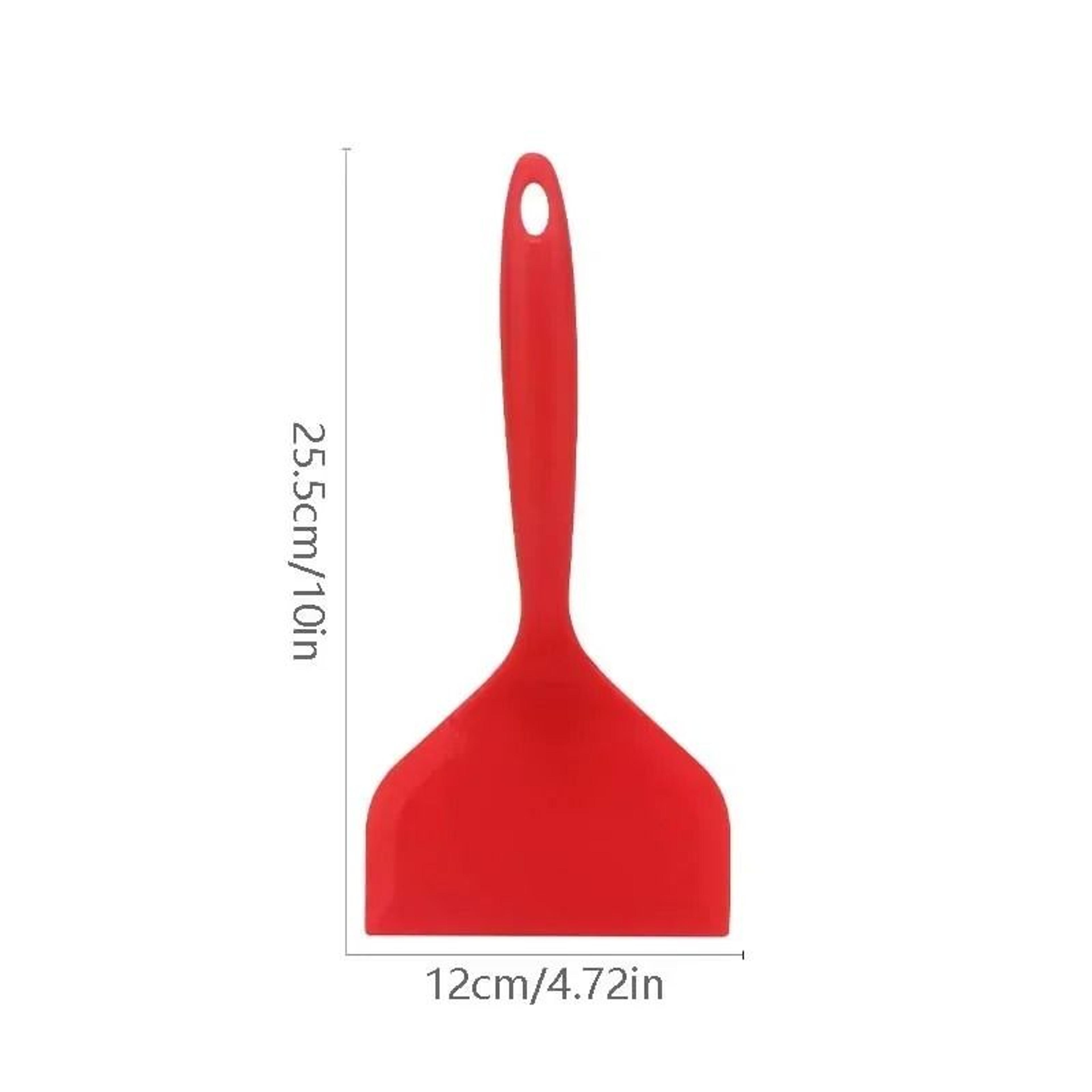 Silicone Wide Head Cooking Spatula Non Stick Heat Safe Kitchen Tool 2
