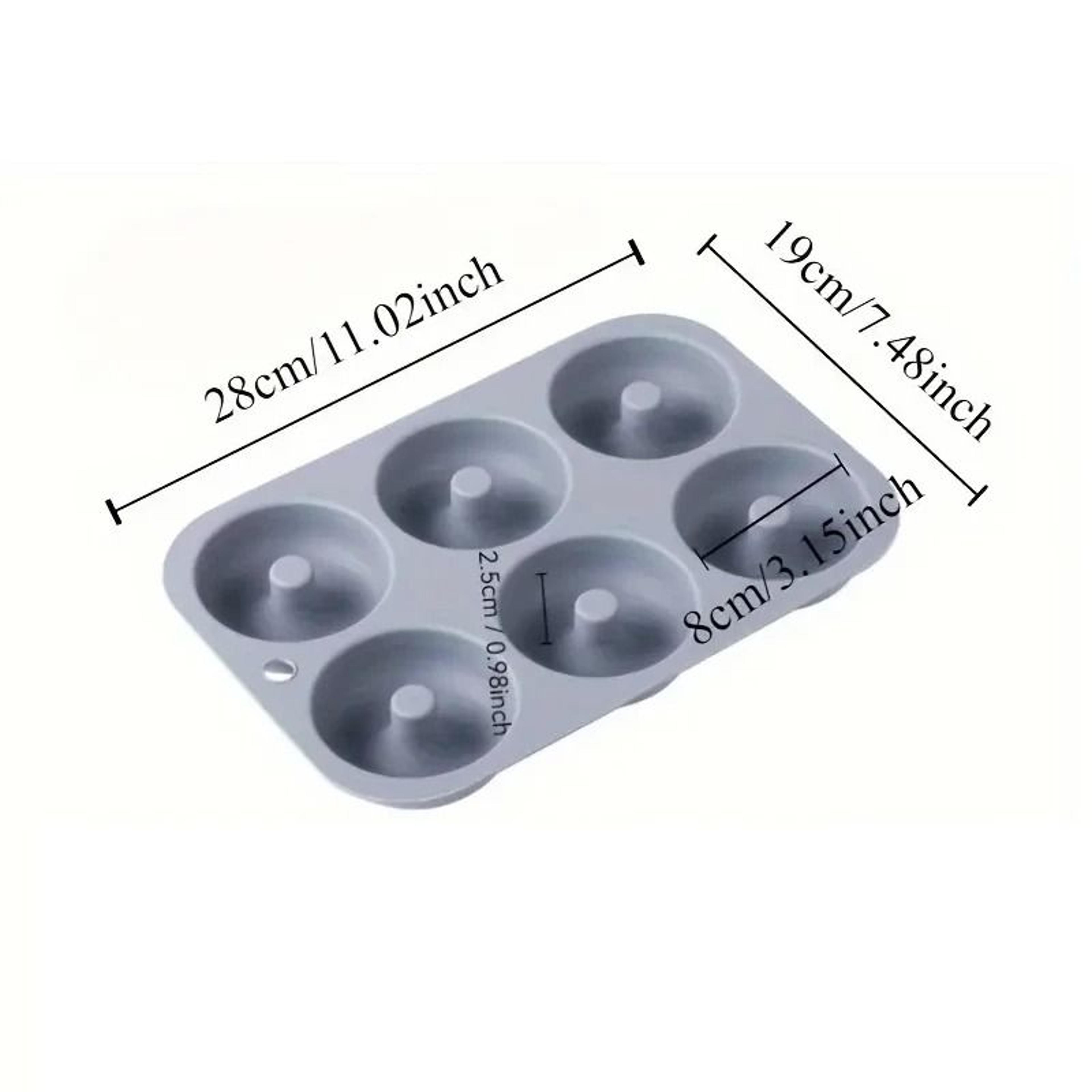 6 Hole Silicone Donut Baking Mold Non Stick Oven Safe Bakeware 2