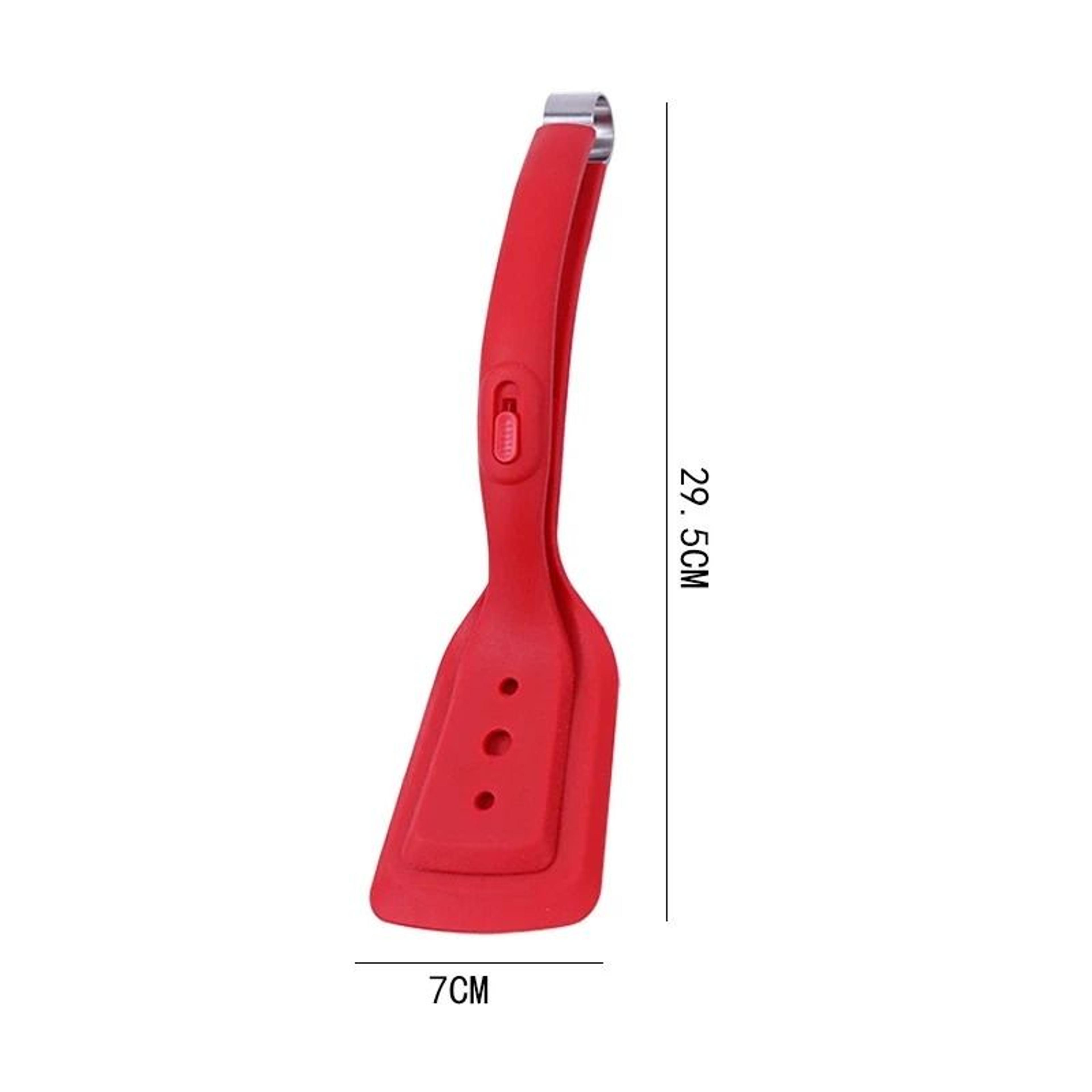 Silicone Kitchen Tong Spatula For Non Stick Cooking And Grilling 2