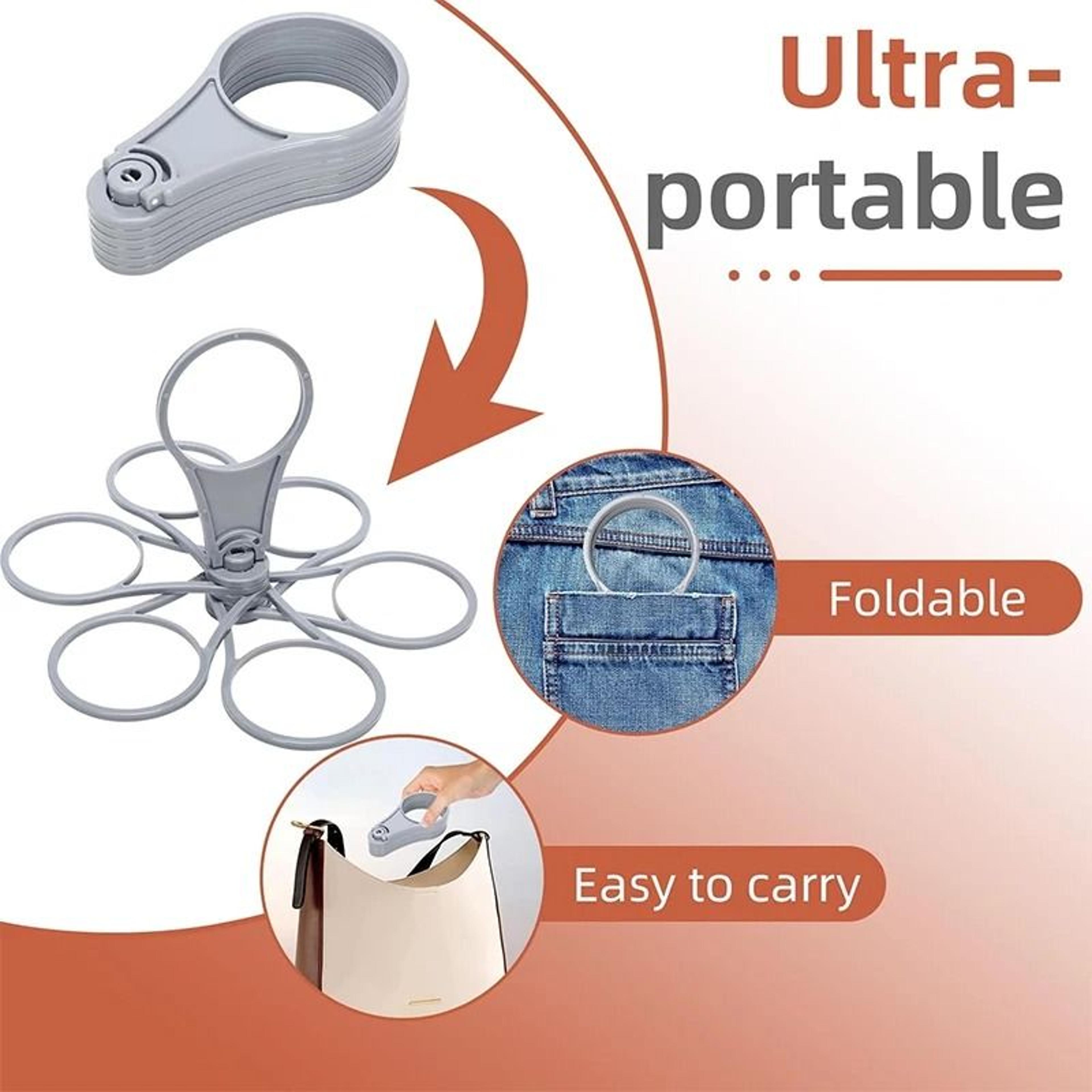 Reusable Foldable Drink Carrier With Handle For Coffee And Beverages 3