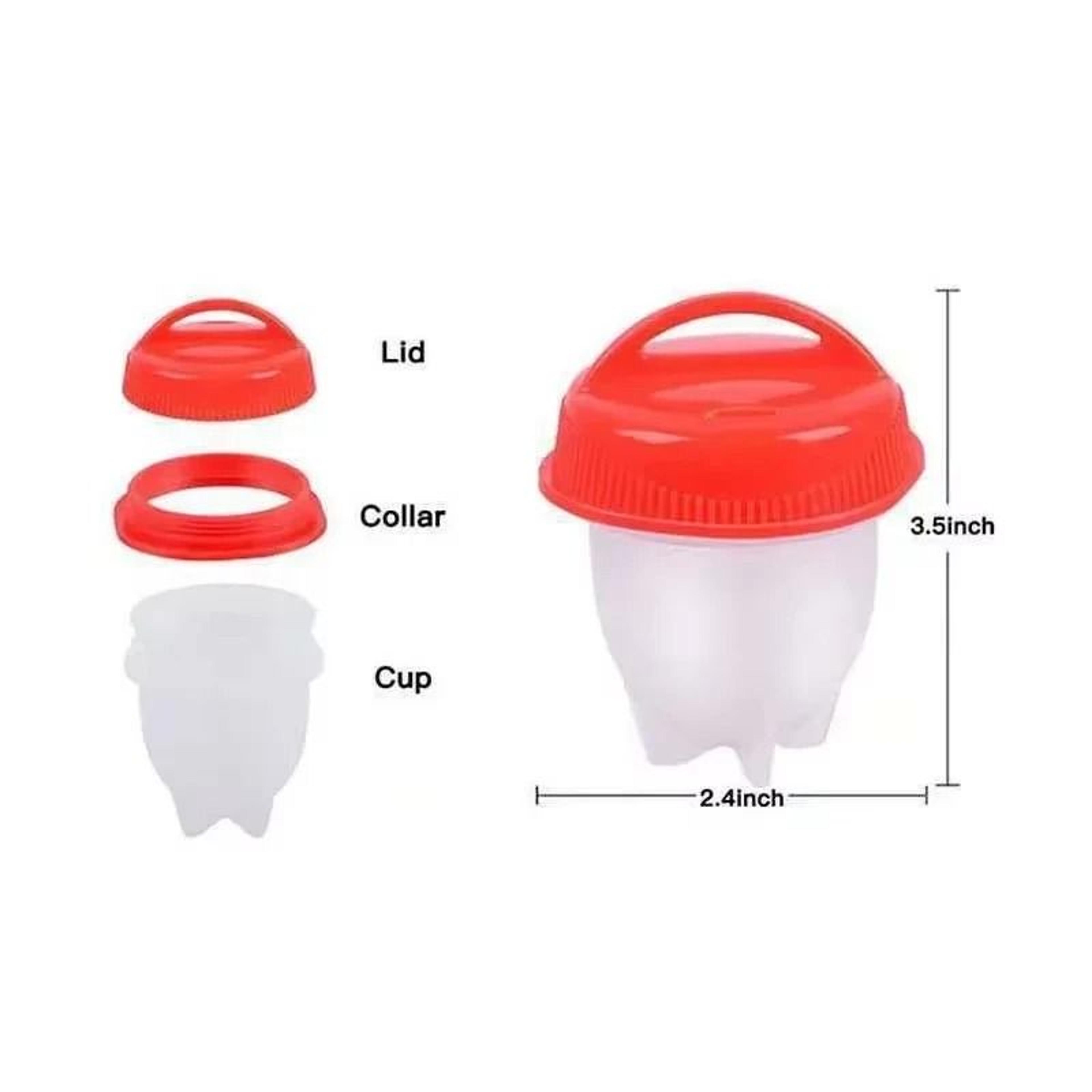 Silicone Egg Boiler Cups Non Stick Egg Poacher Set Of 6 2