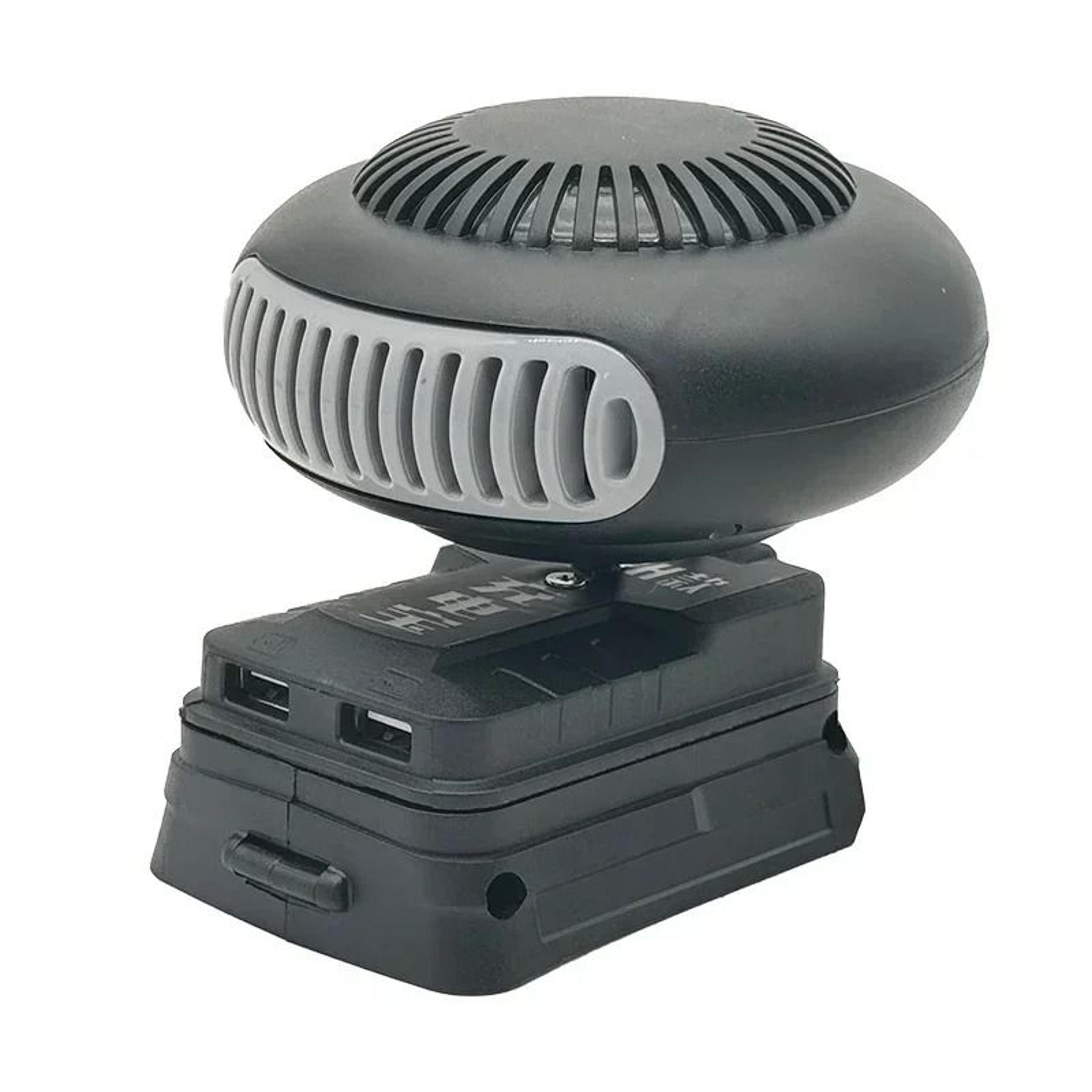 Battery Powered Space Heater For Portable Warmth Compact Lithium Blower With Adjustable Airflow 1