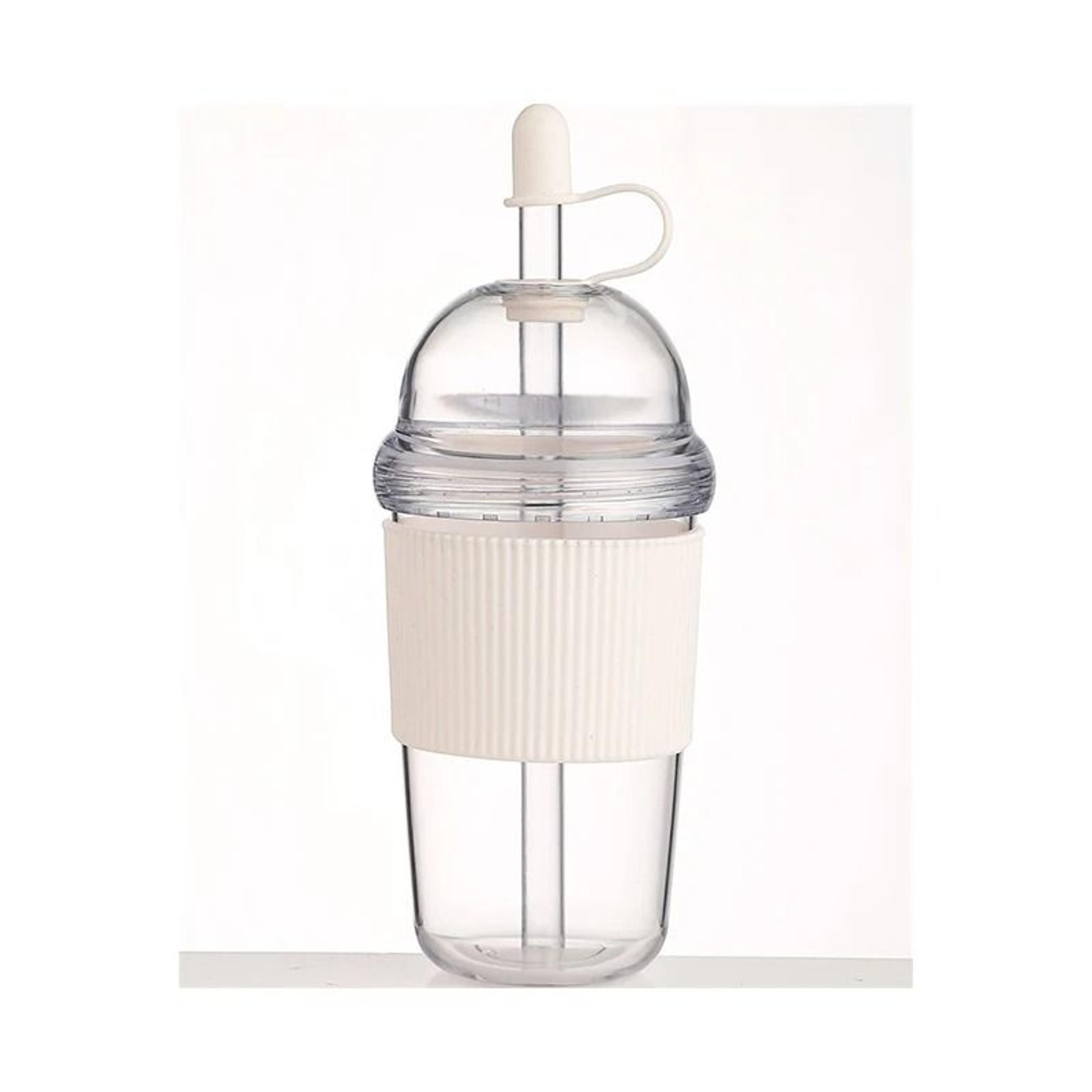 630ml Straw Water Bottle With Lid Reusable Drink Cup 7
