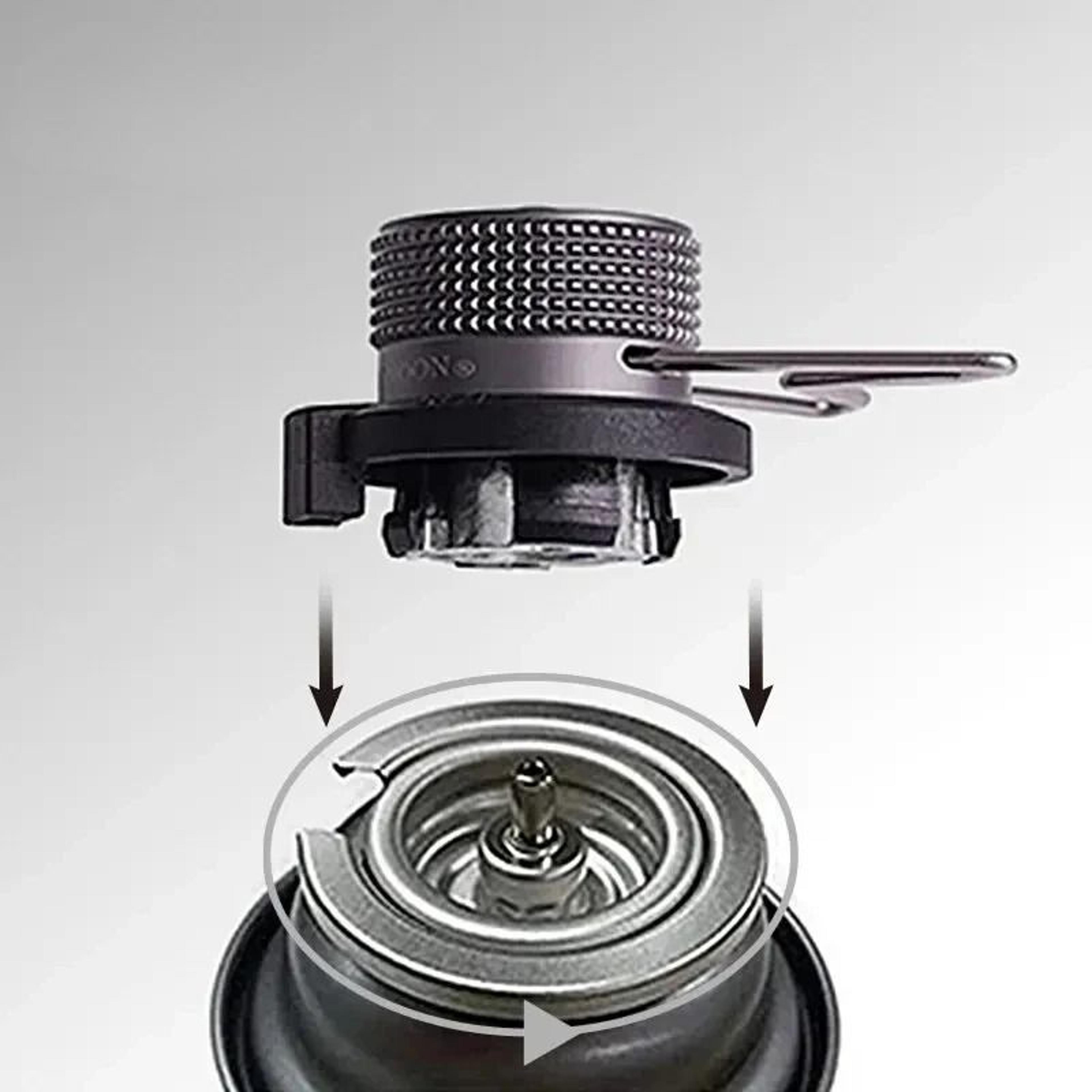 Butane Gas Cartridge Adapter With Bracket For Lindal Valve Systems 3