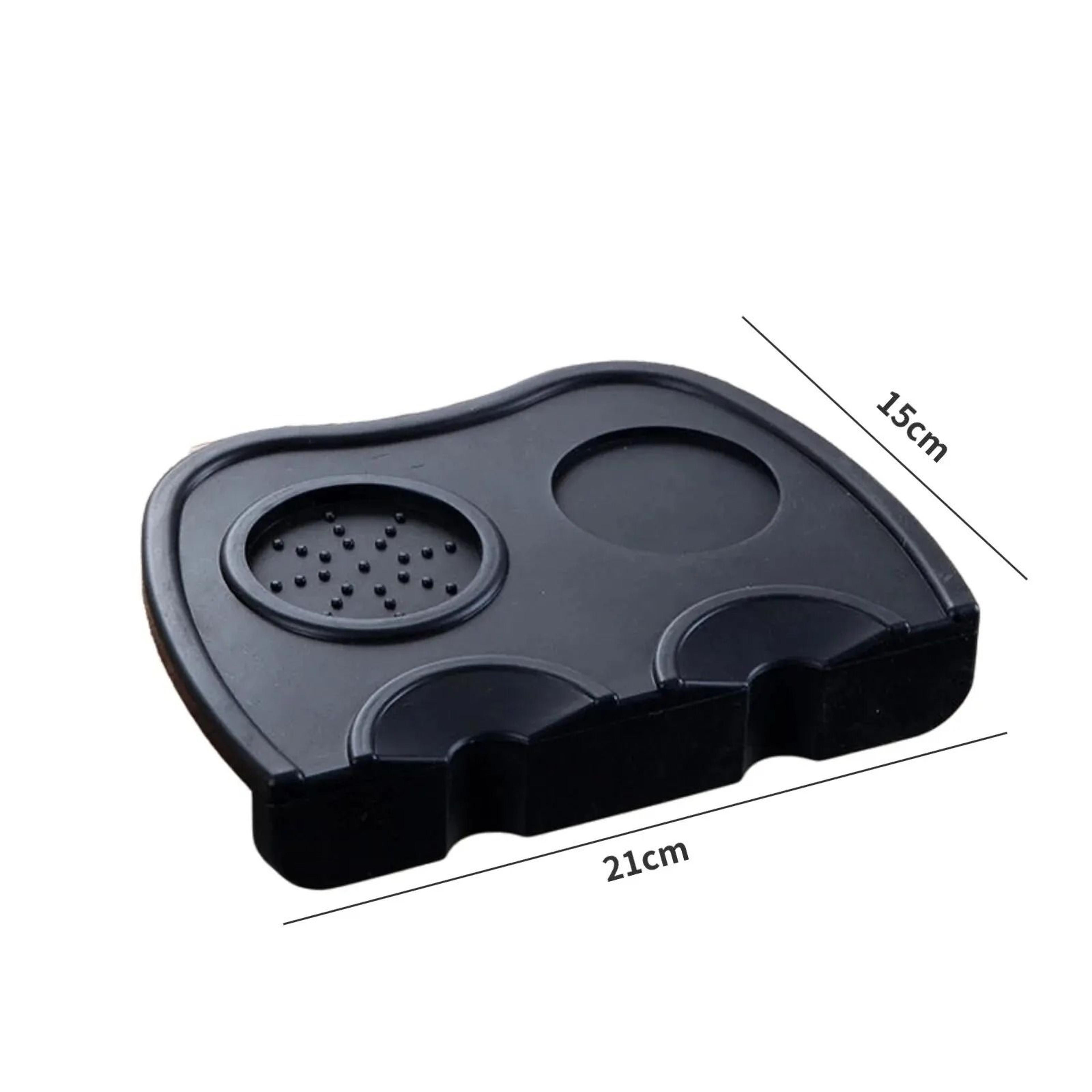 Espresso Coffee Tamper Mat Station Silicone Corner Pad 7
