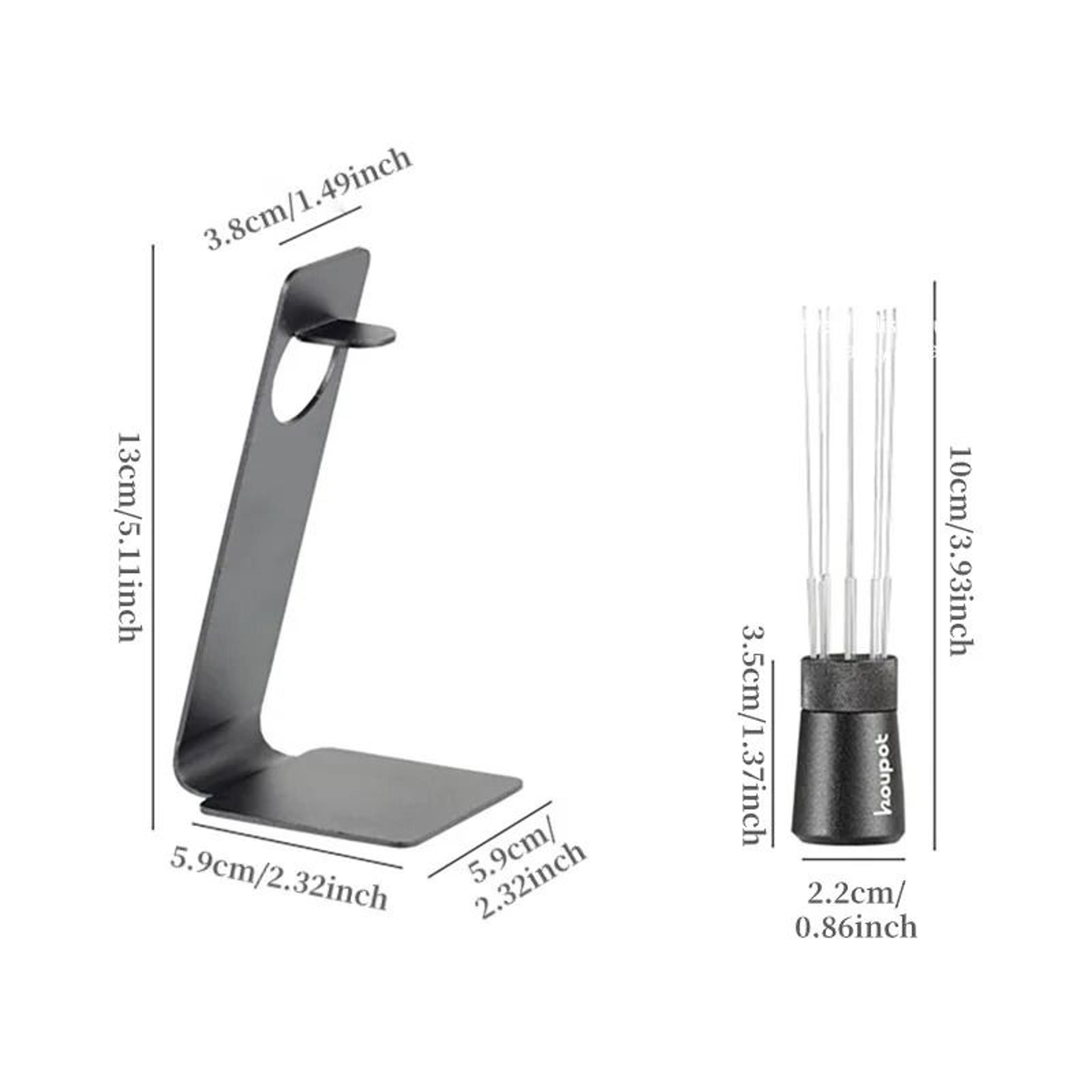 Espresso Coffee Stirrer Needle Tool With Magnetic Stand 4