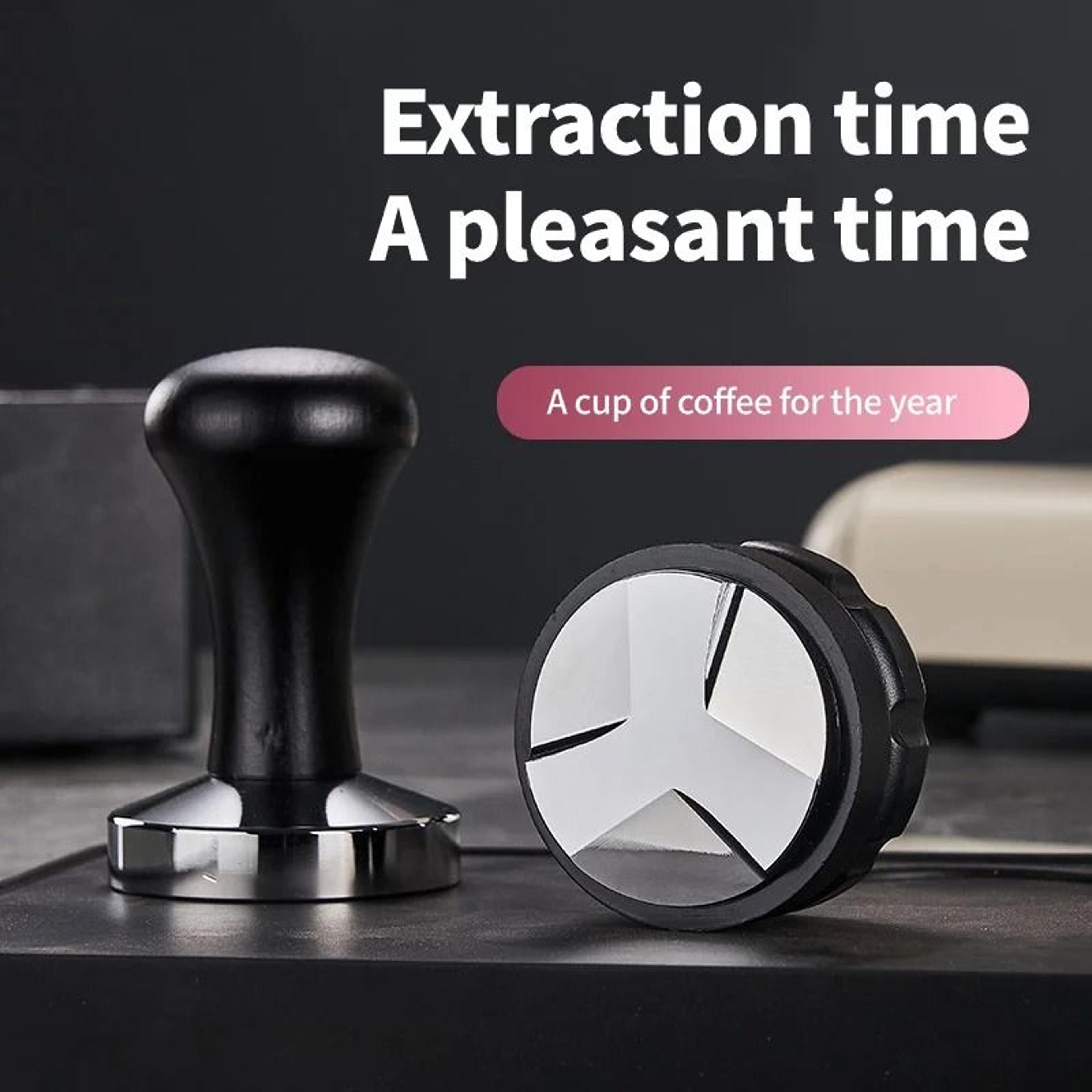 Espresso Coffee Distributor Leveling Tool With Adjustable Depth 3