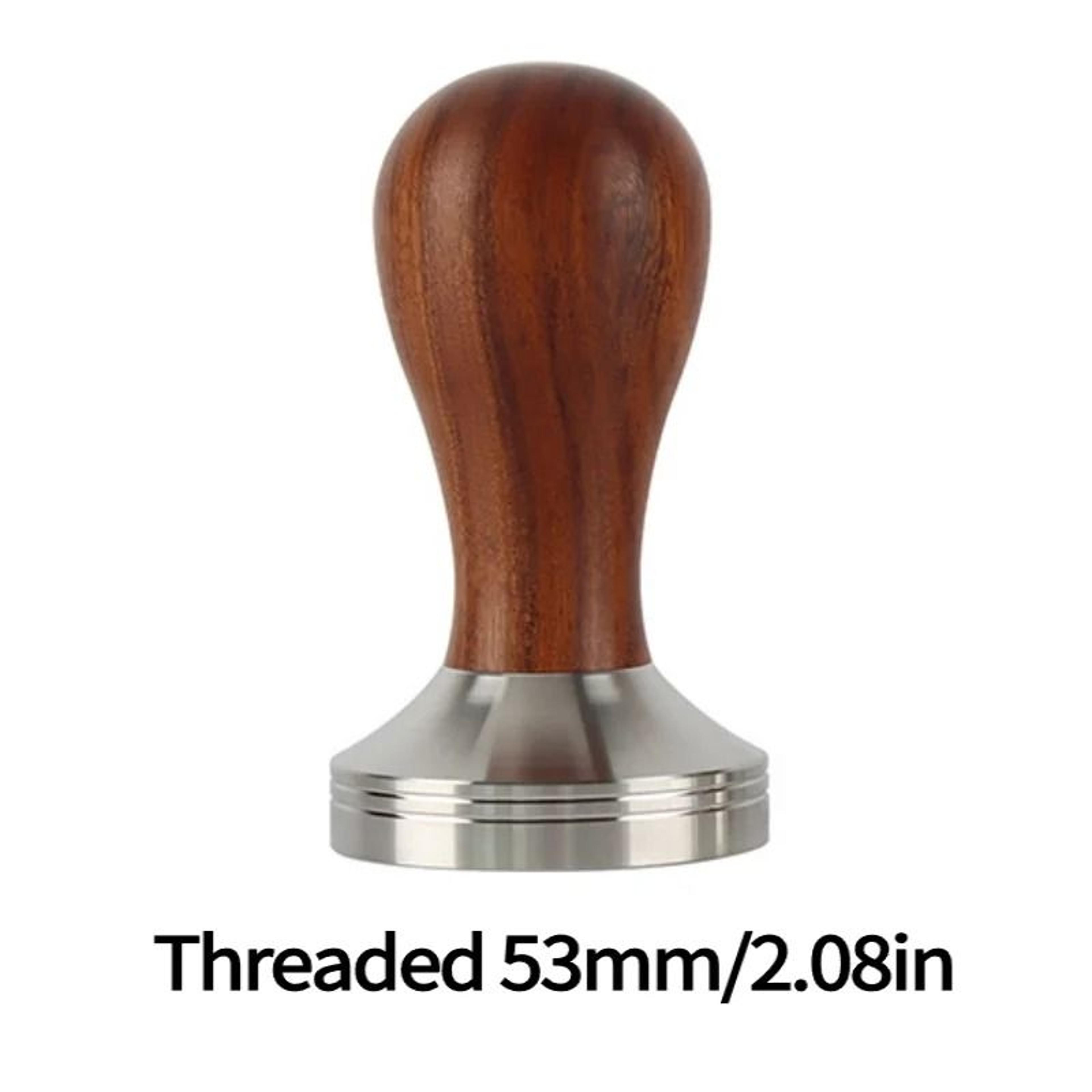 Stainless Steel Espresso Coffee Tamper With Wooden Handle 9