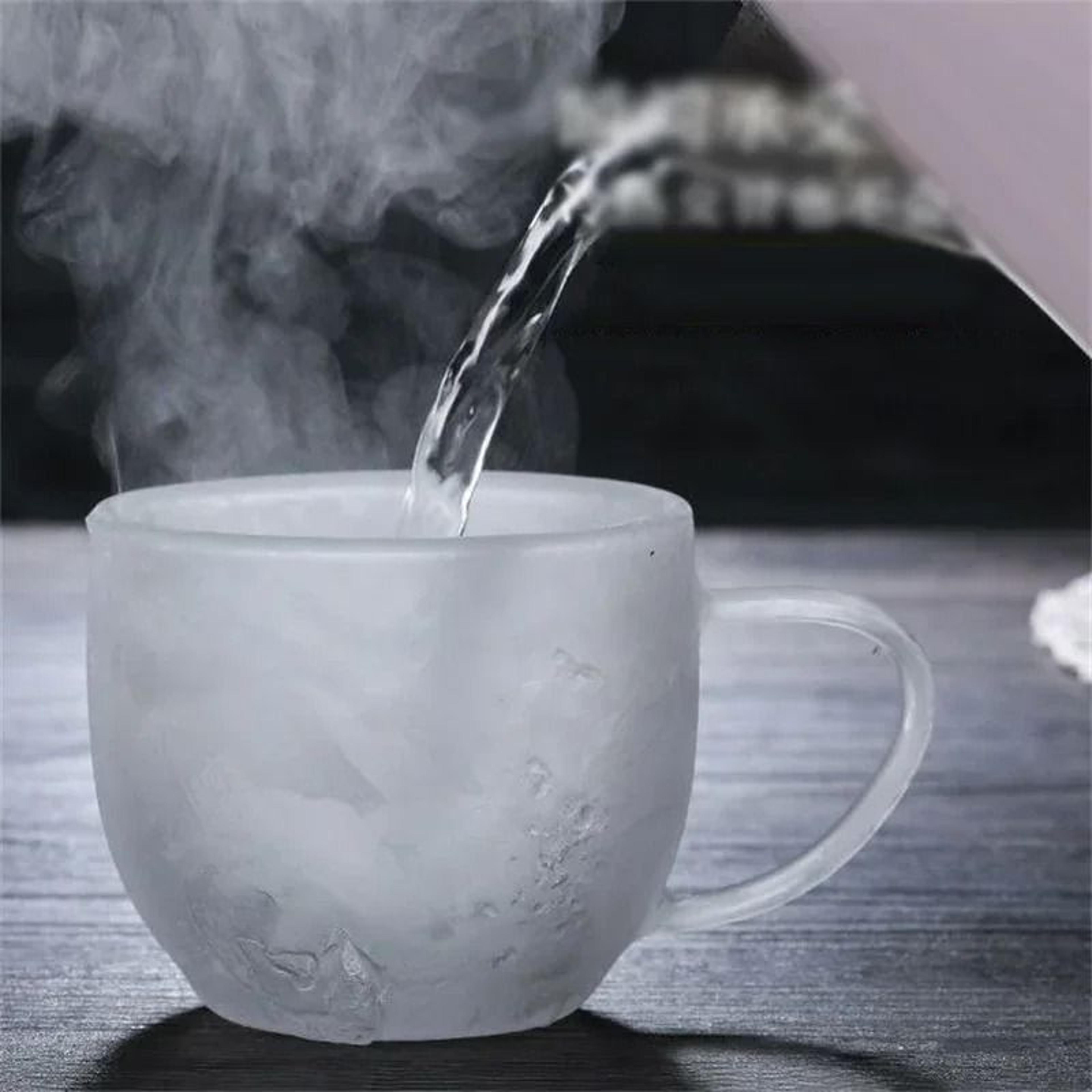 Clear Double Wall Glass Mug For Coffee And Tea 5