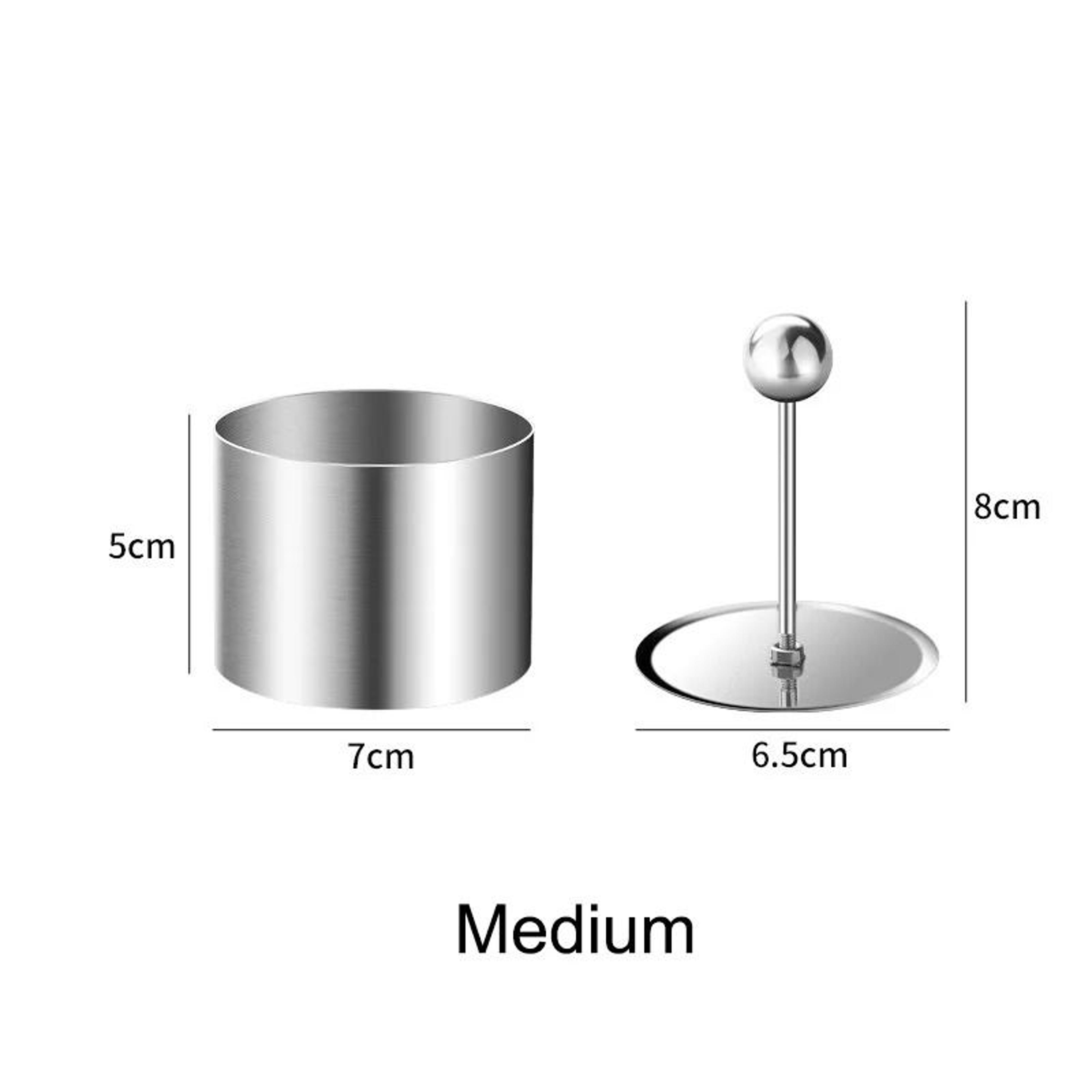 Stainless Steel Rice Ball Mold With Press Handle 7