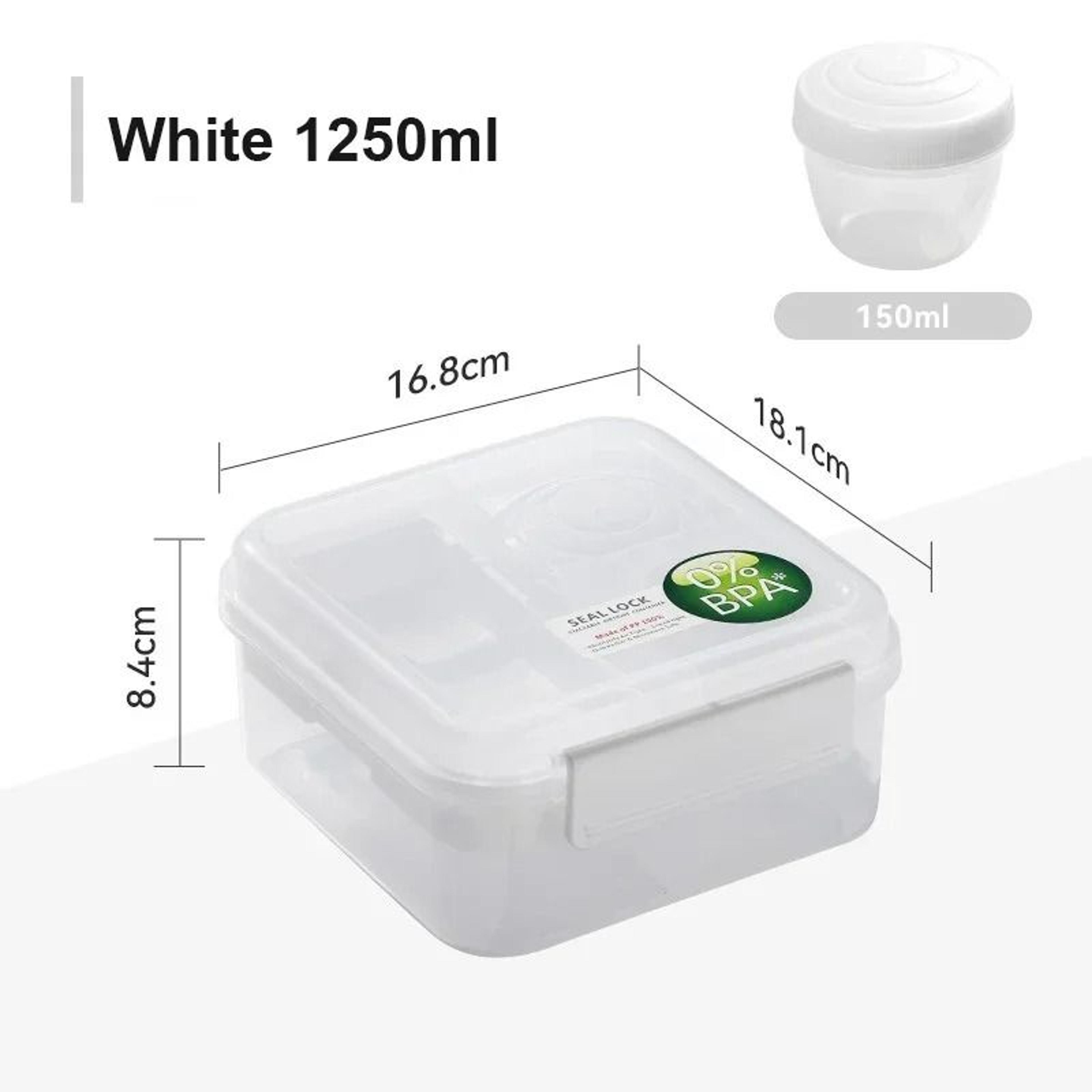 Double Layer Bento Lunch Box With Carry Handle 7