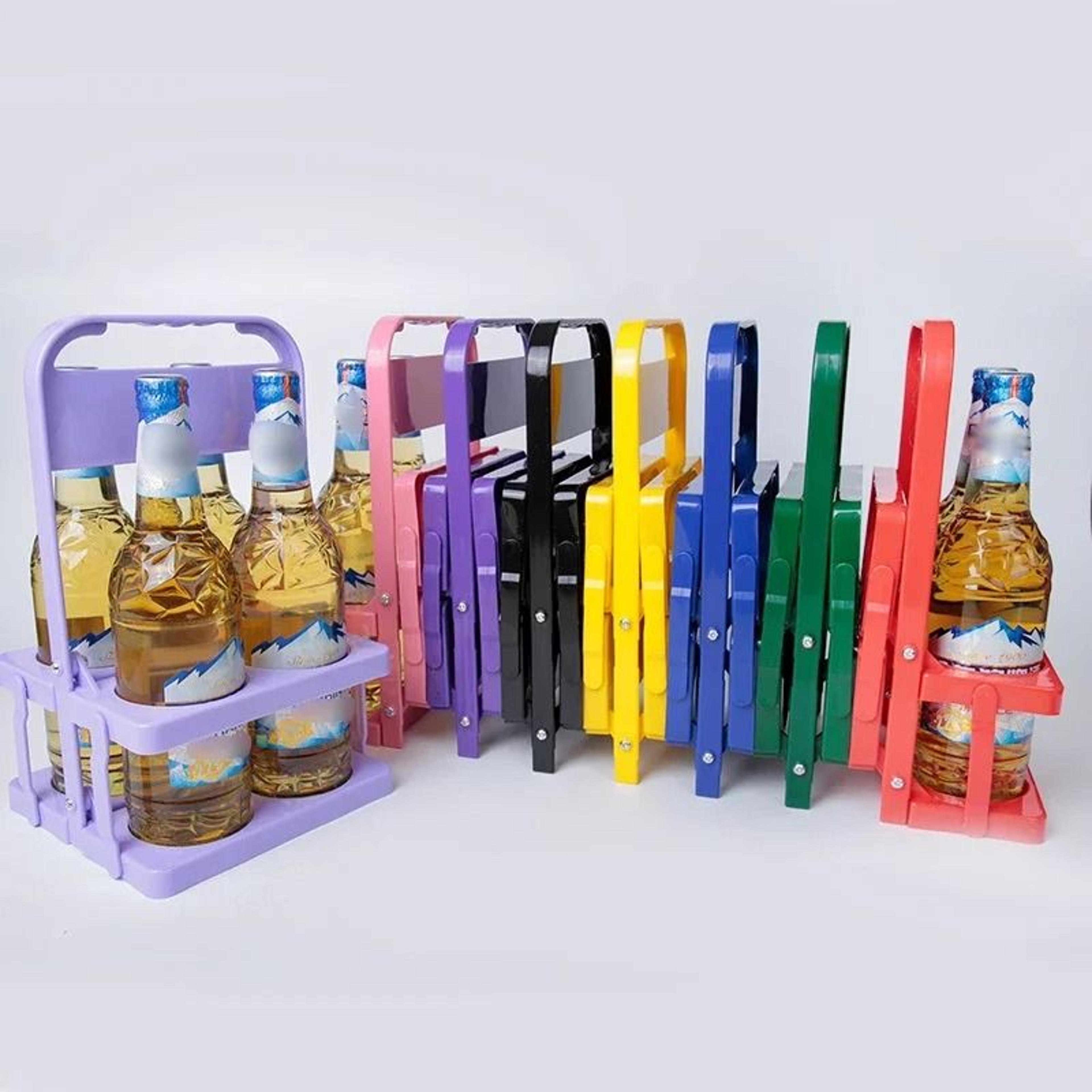 Foldable Drink Carrier Rack For Cups And Bottles 3