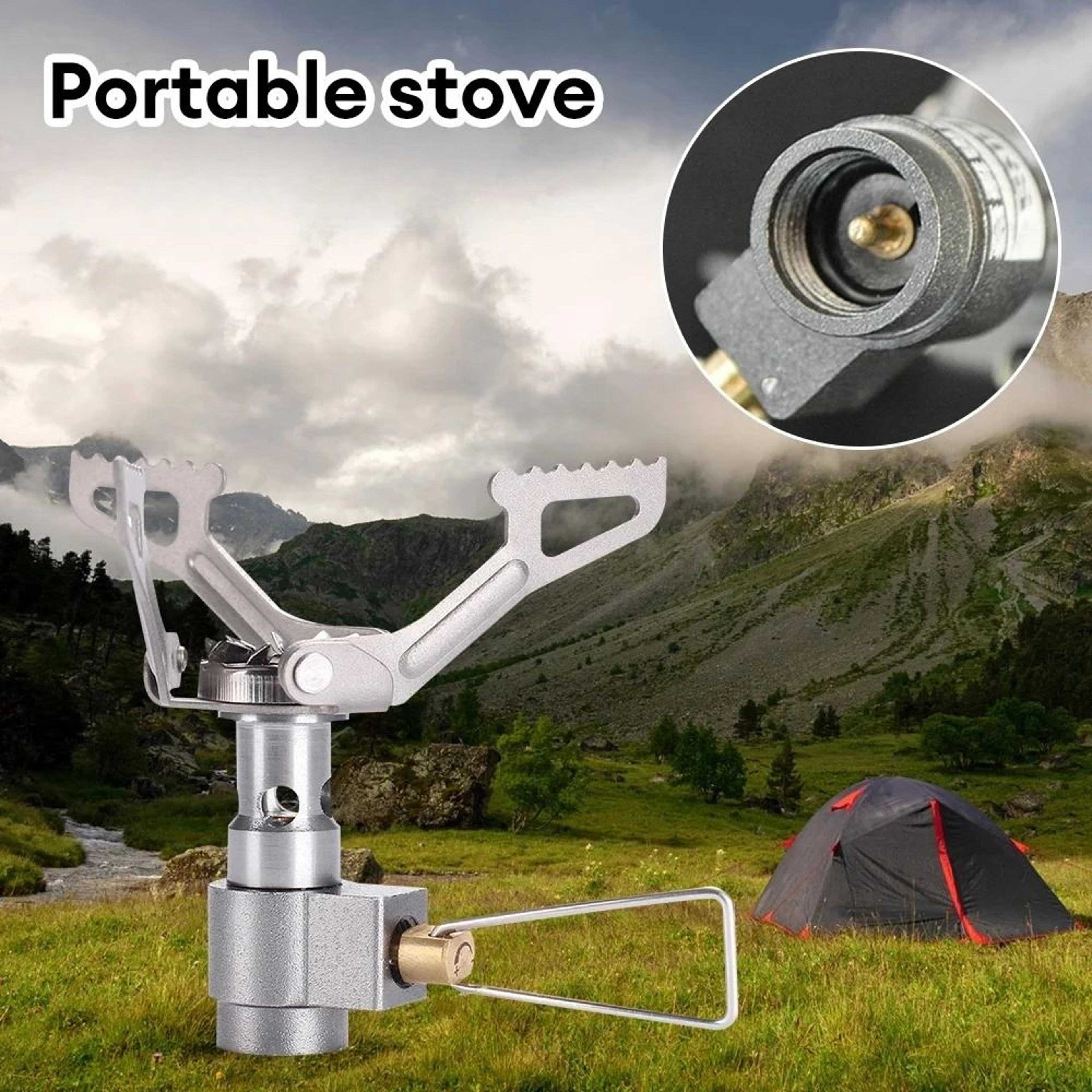 Ultralight Titanium Camping Gas Stove For Outdoor Cooking 5