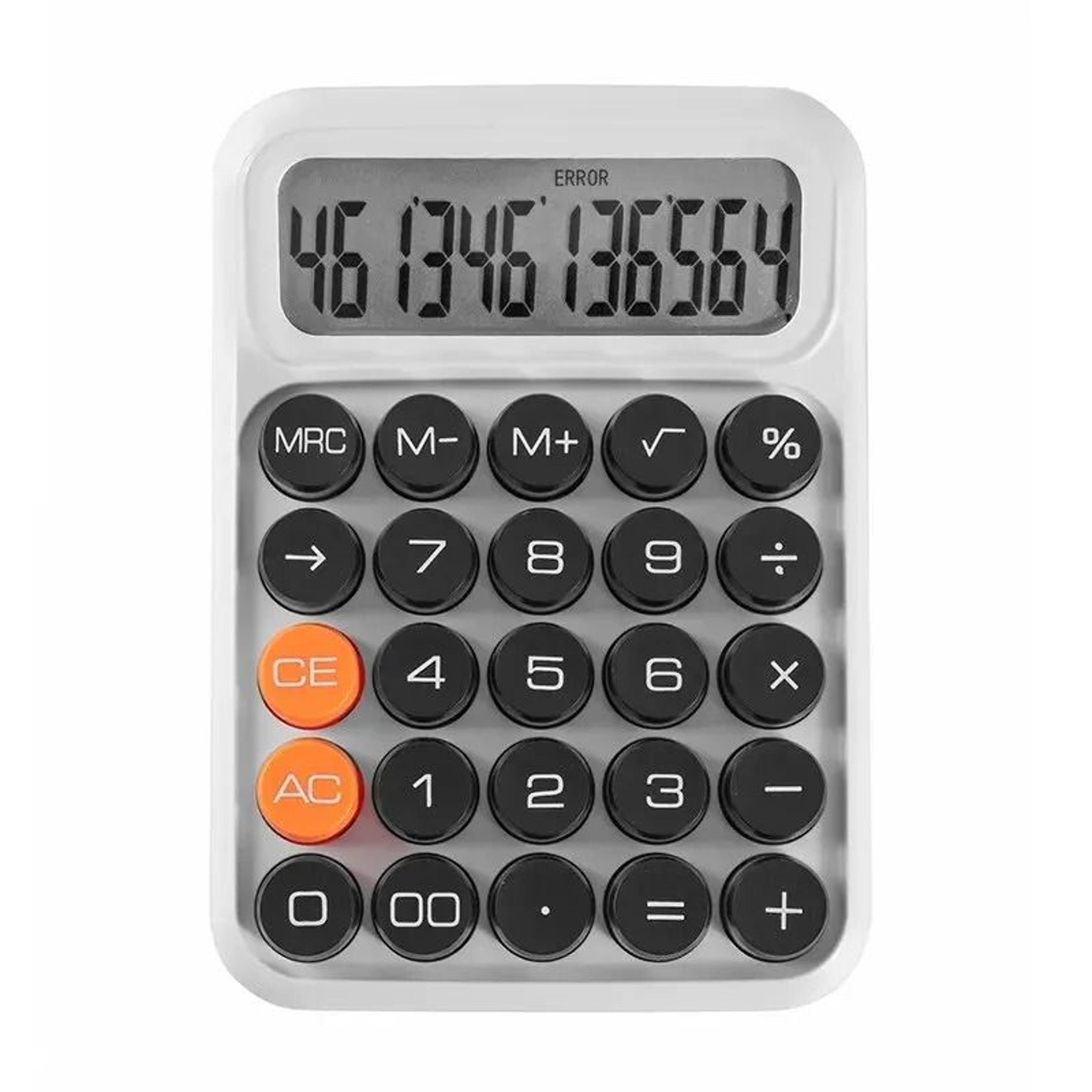 Retro Mechanical Style Desktop Calculator With Large Buttons 12