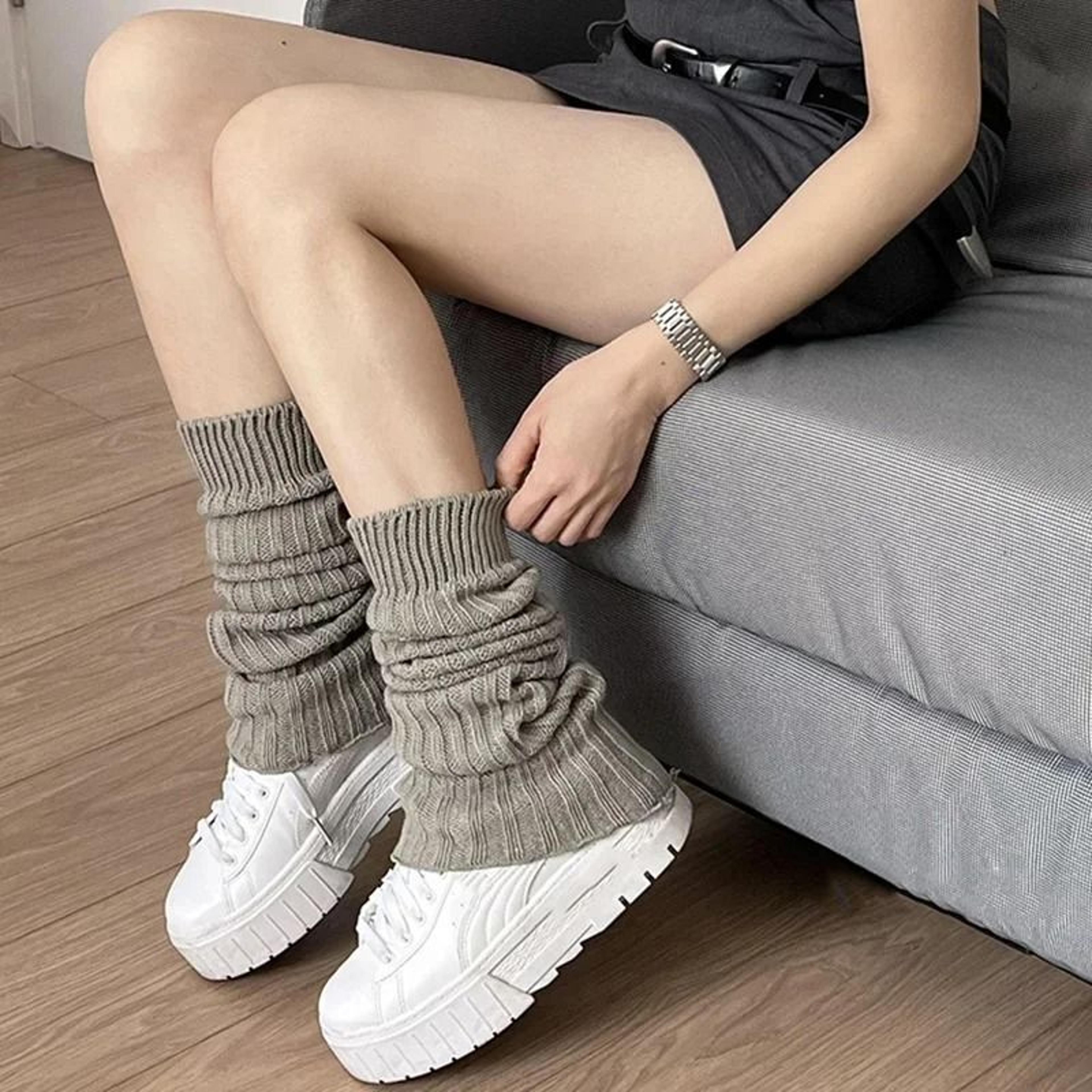 Lolita Style Knitted Leg Warmers For Women 6