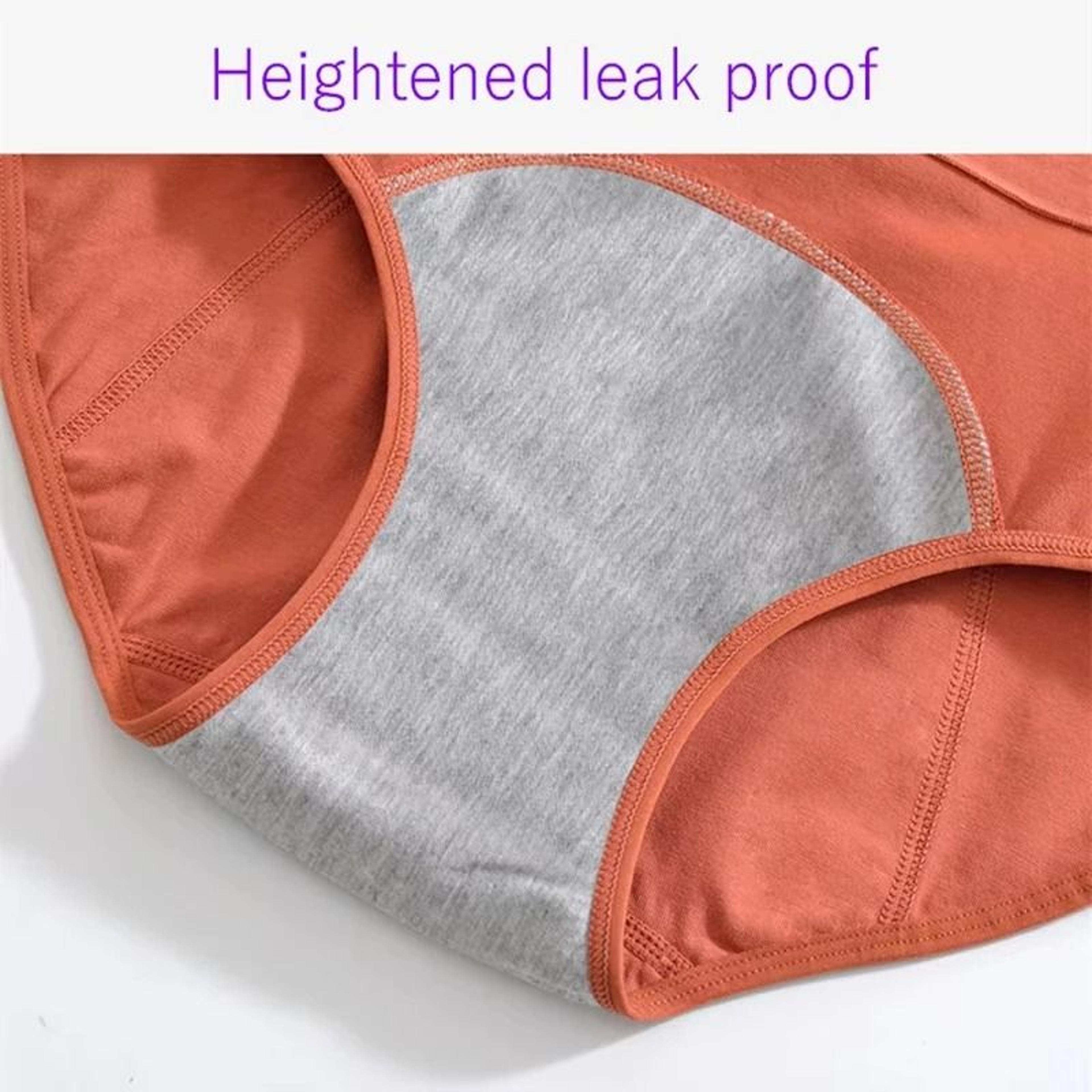 Womens High Waist Menstrual Panties Leakproof Cotton Period Underwear 4