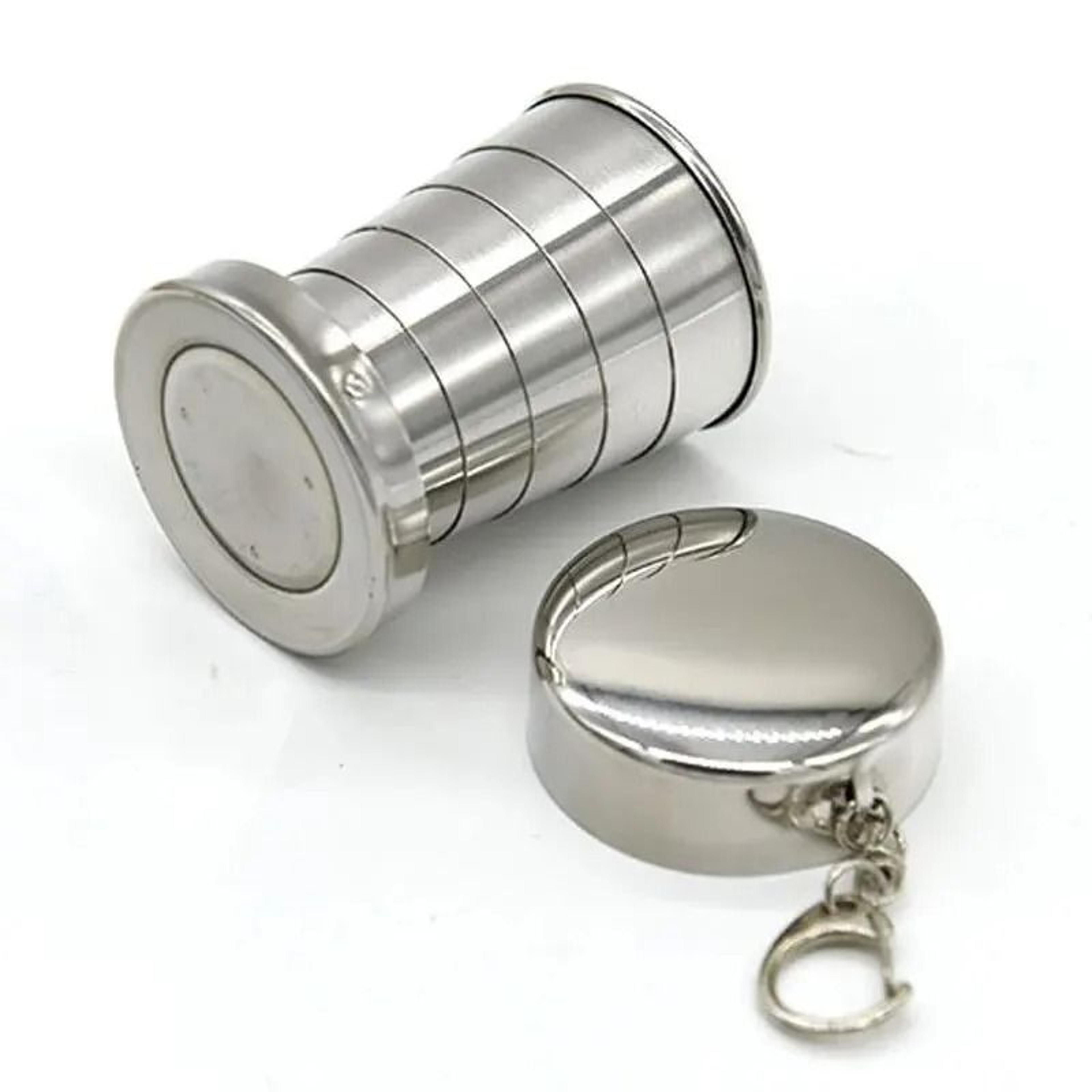 Portable Stainless Steel Folding Cup For Outdoor Use 0