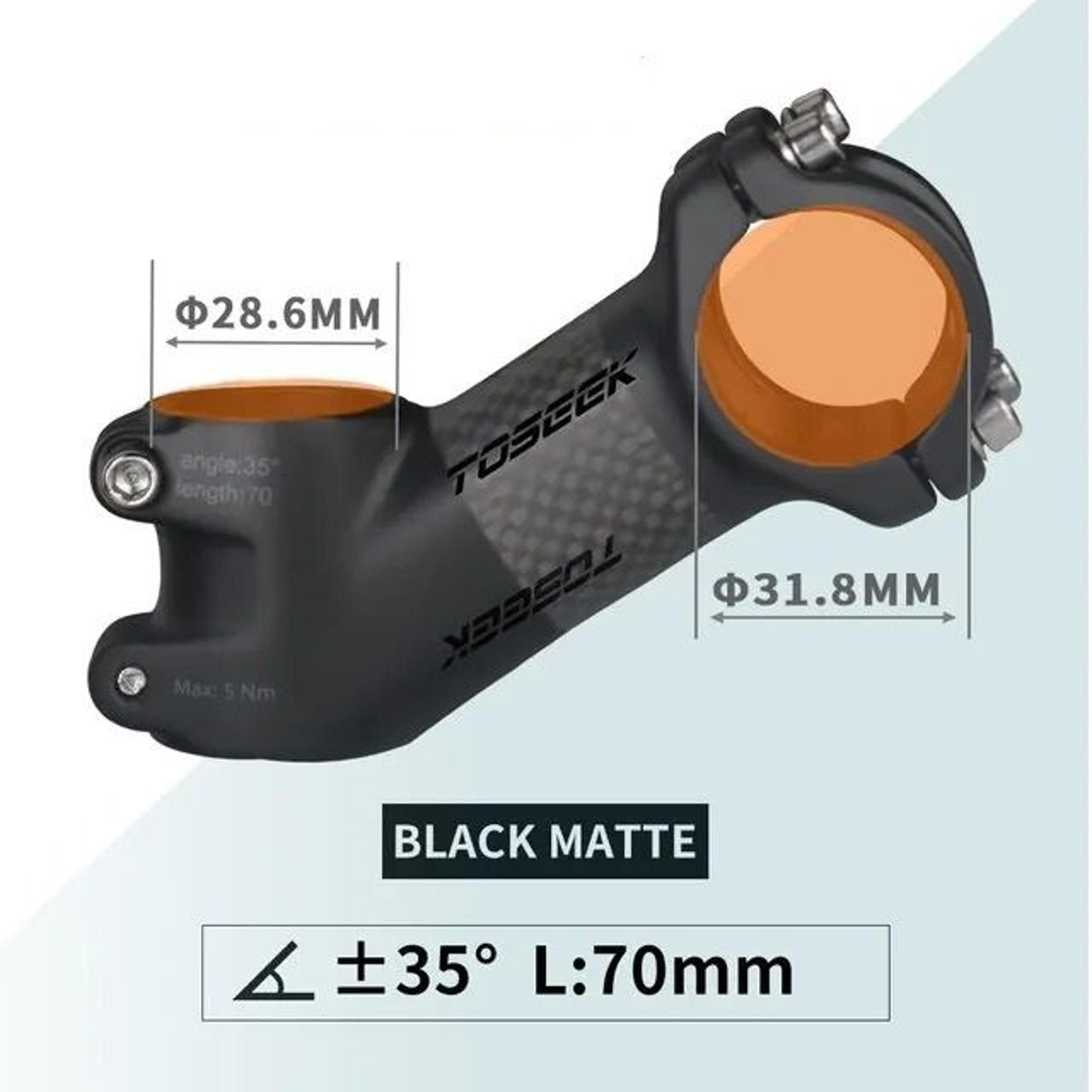 Ultralight Carbon And Aluminum MTB Handlebar Stem 318 Mm 20