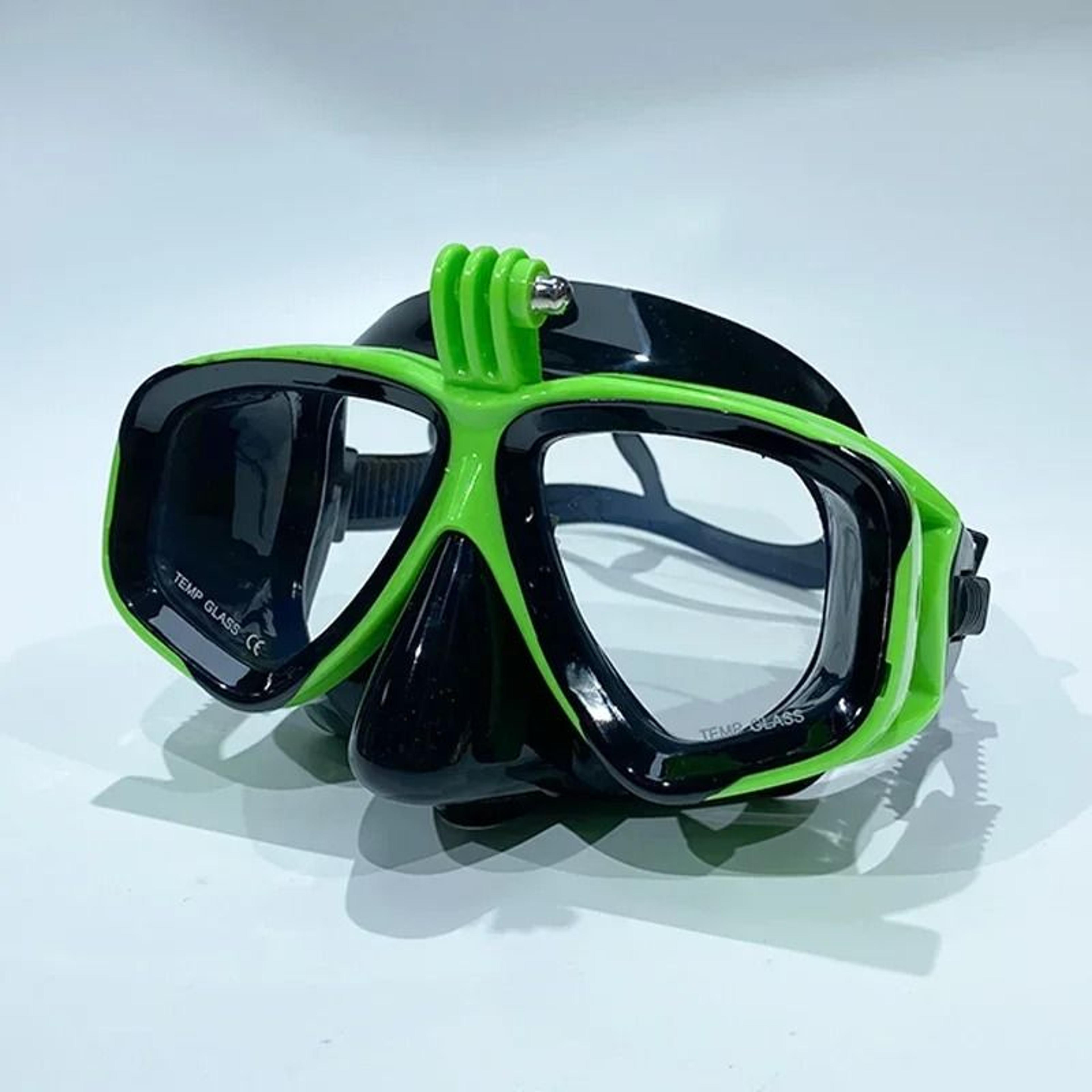 Professional Underwater Diving Mask With Camera Mount 2