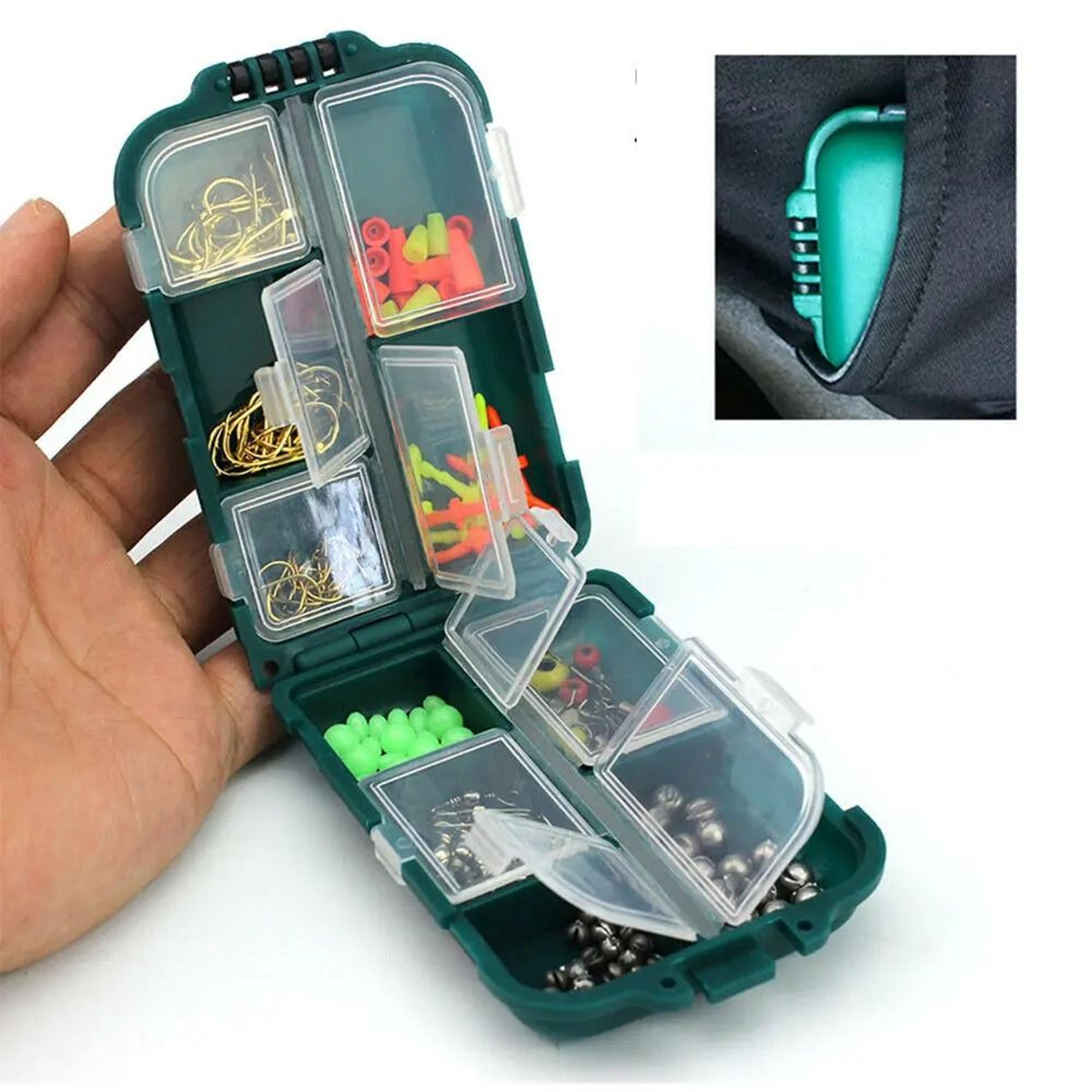 Double Sided Fishing Tackle Storage Box With 10 Grids 1