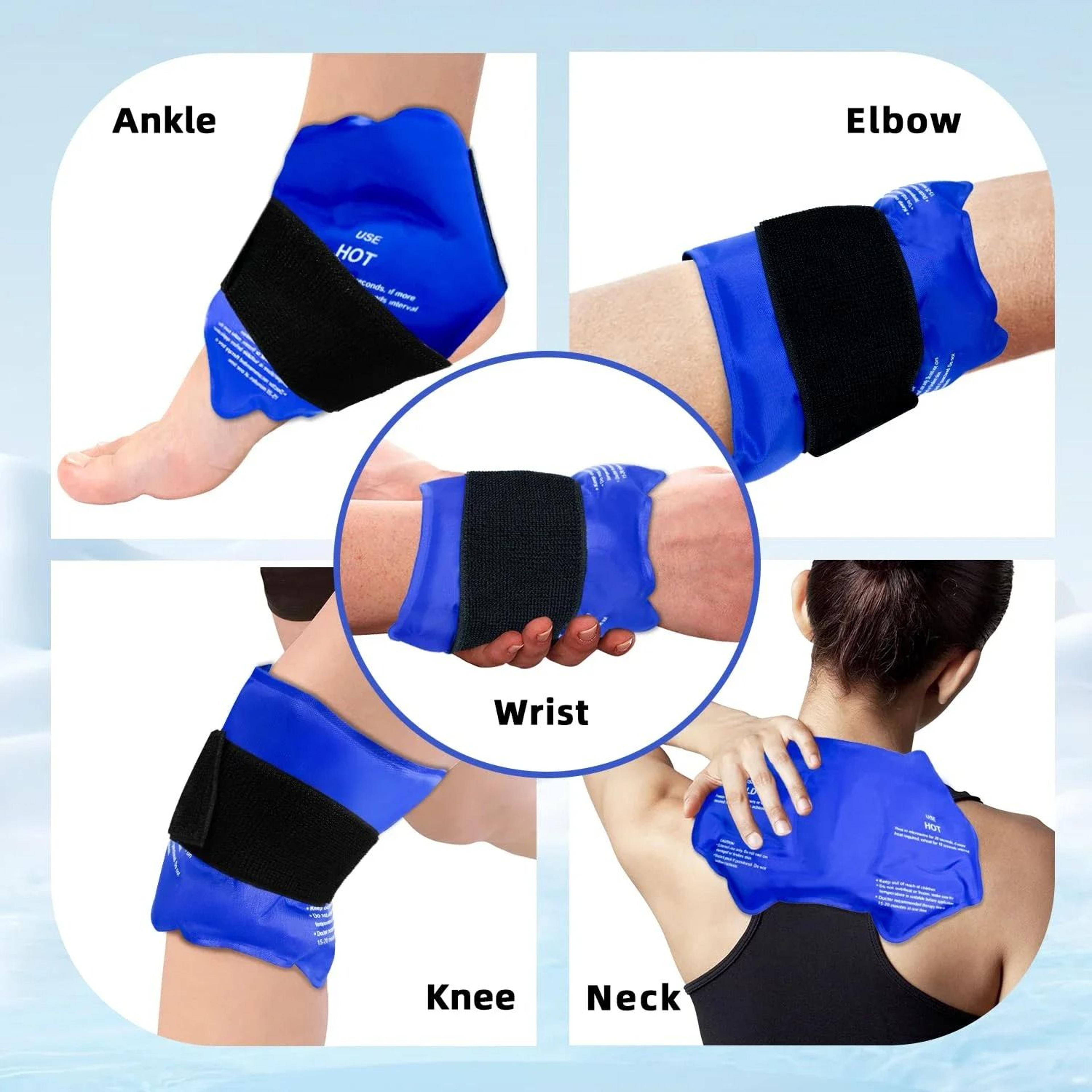 Reusable Ankle Ice Pack Wrap Cold Therapy Support 3