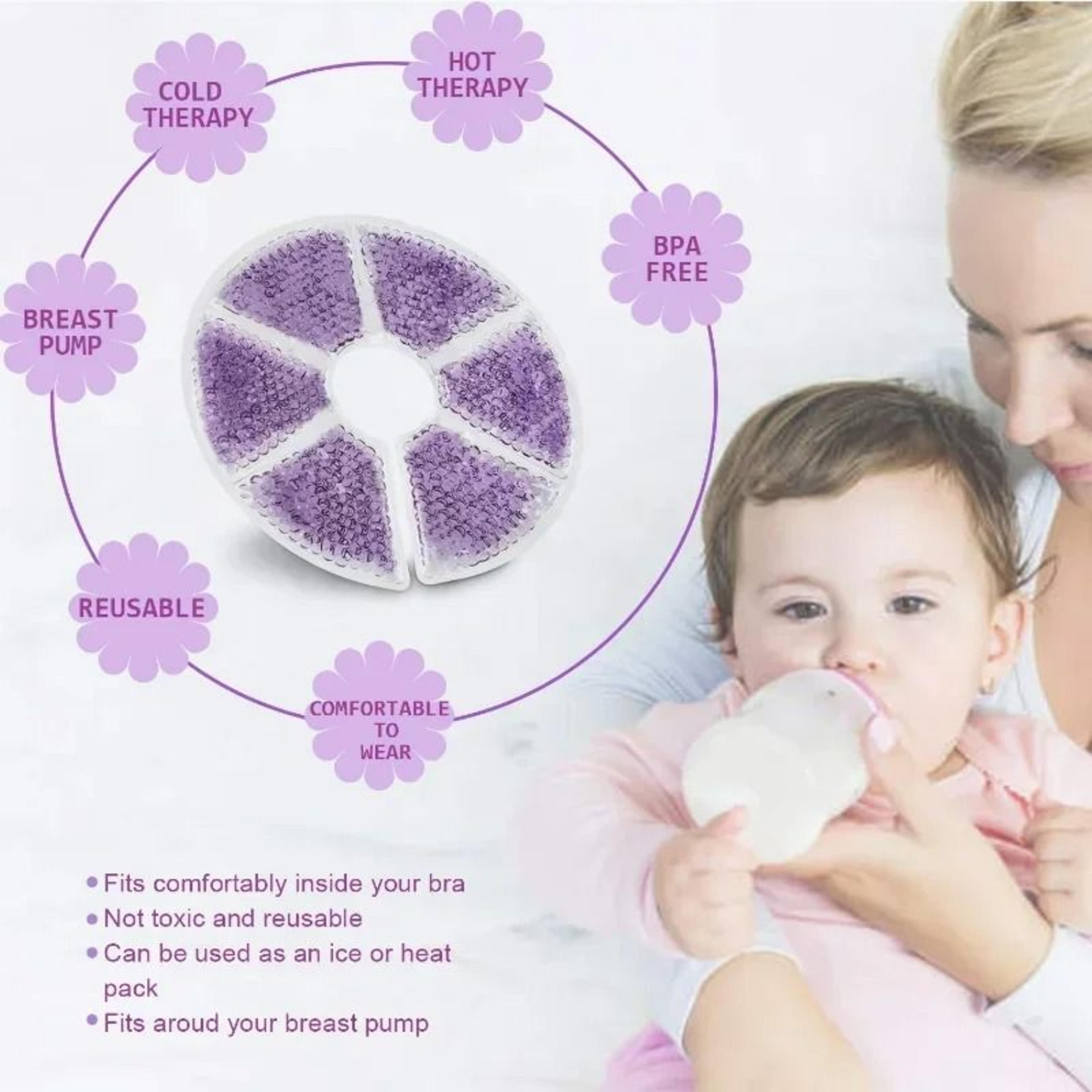 Reusable Hot And Cold Breast Therapy Gel Pads 2