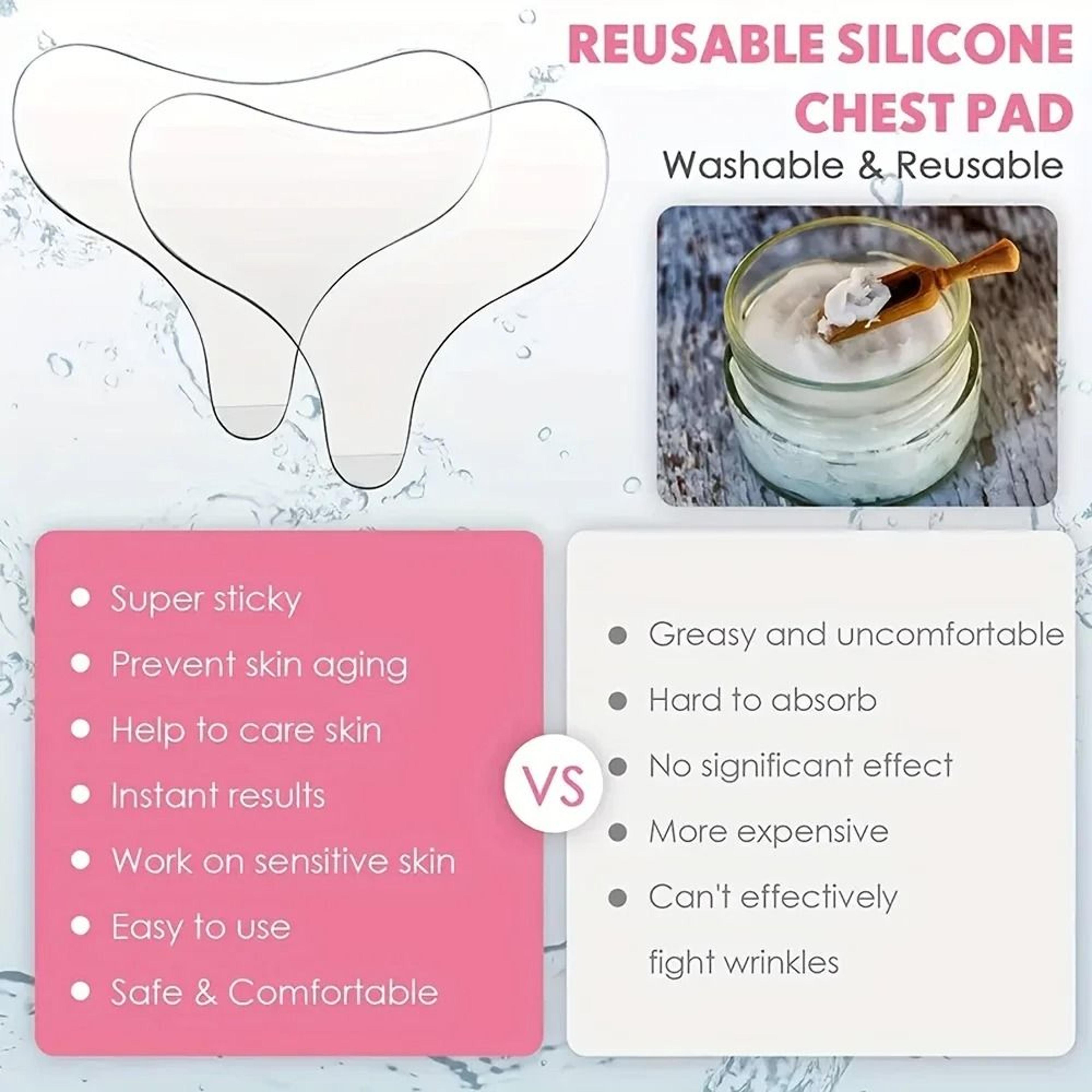 Transparent Silicone Chest Care Pad 1