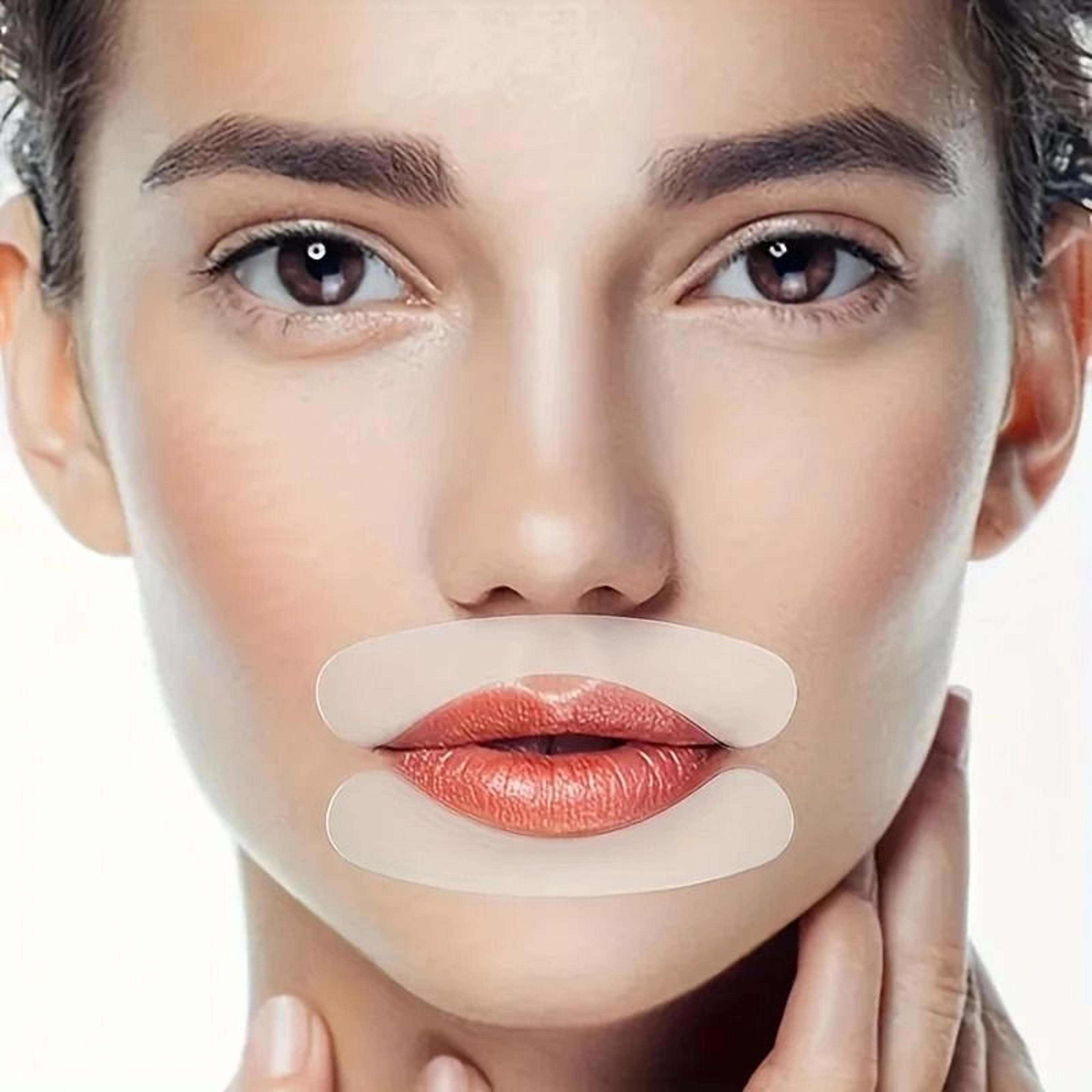 Reusable Silicone Lip Wrinkle Patches For Smile Line Smoothing 0