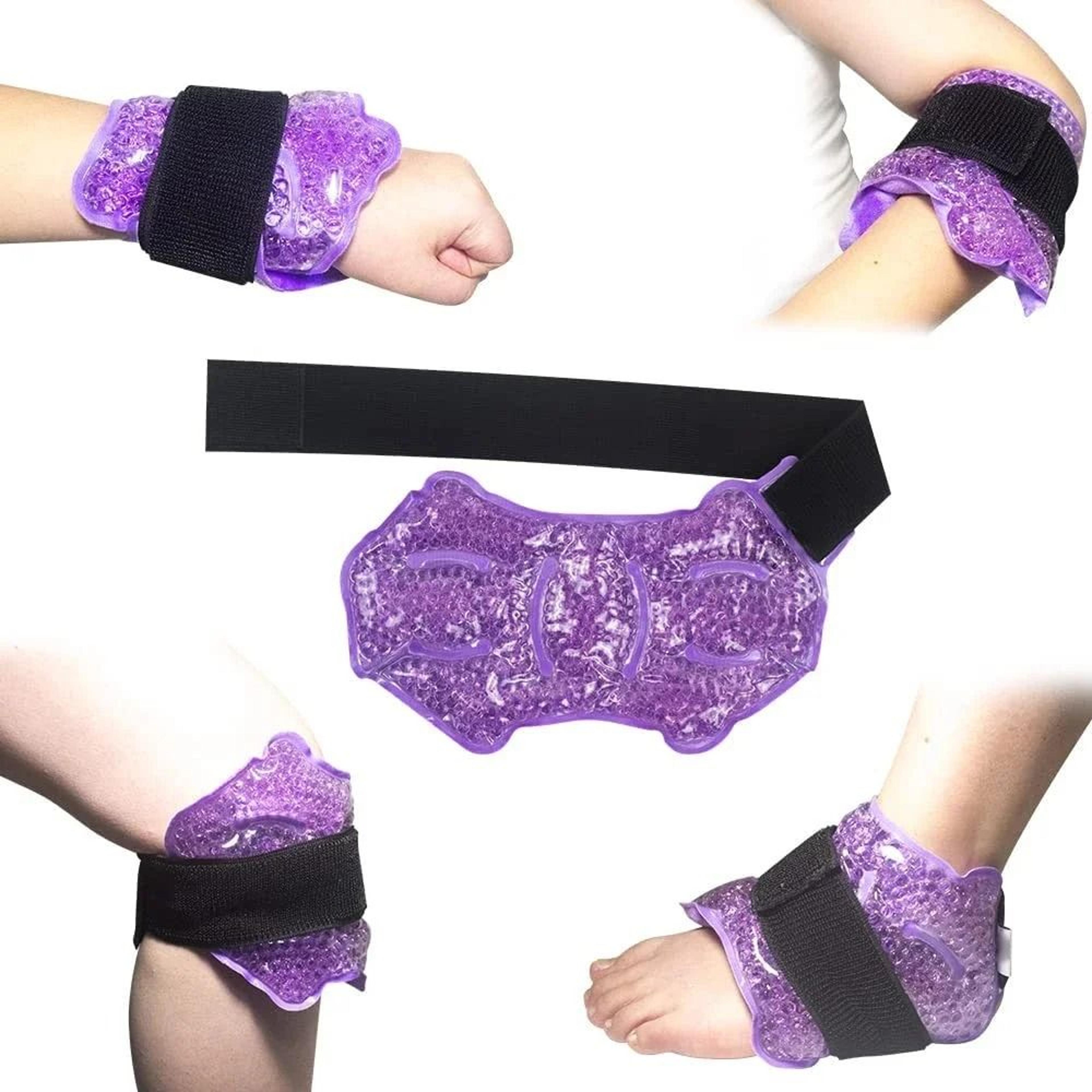 Reusable Ankle And Foot Ice Compress Wrap With Gel Beads 1