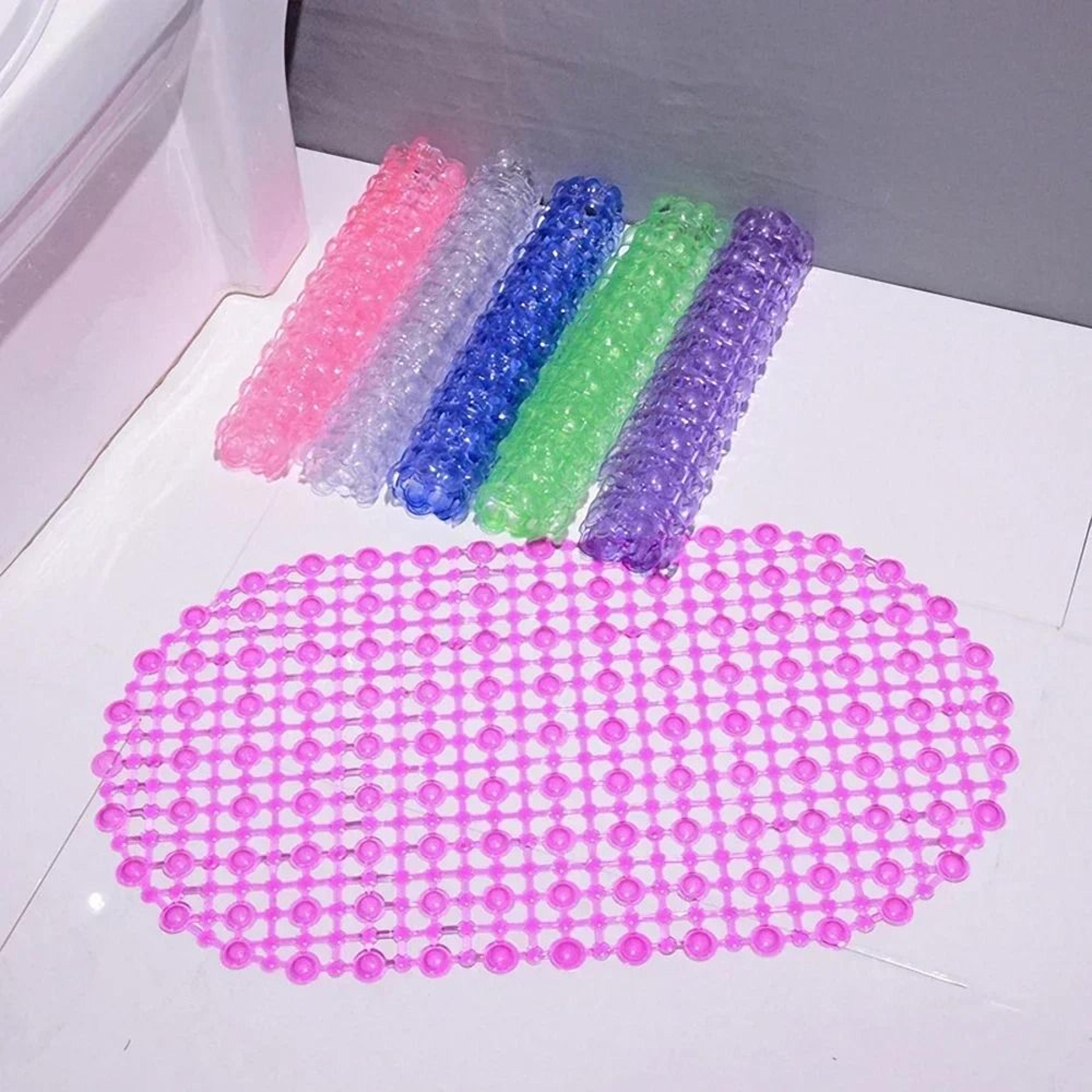 non slip bathroom bathtub mat with massage suction cups
