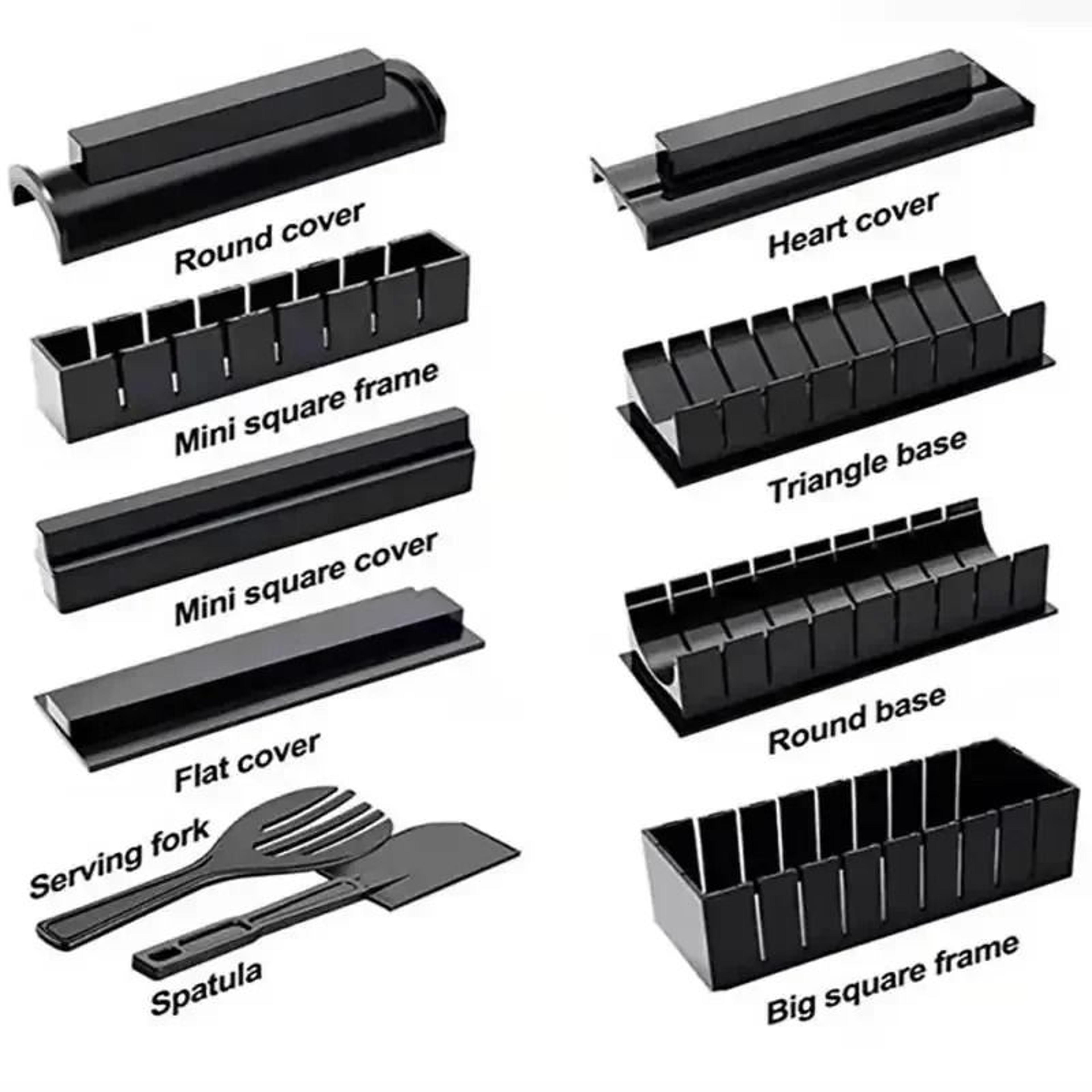 DIY Sushi Making Kit With Rice Ball And Roll Molds 5