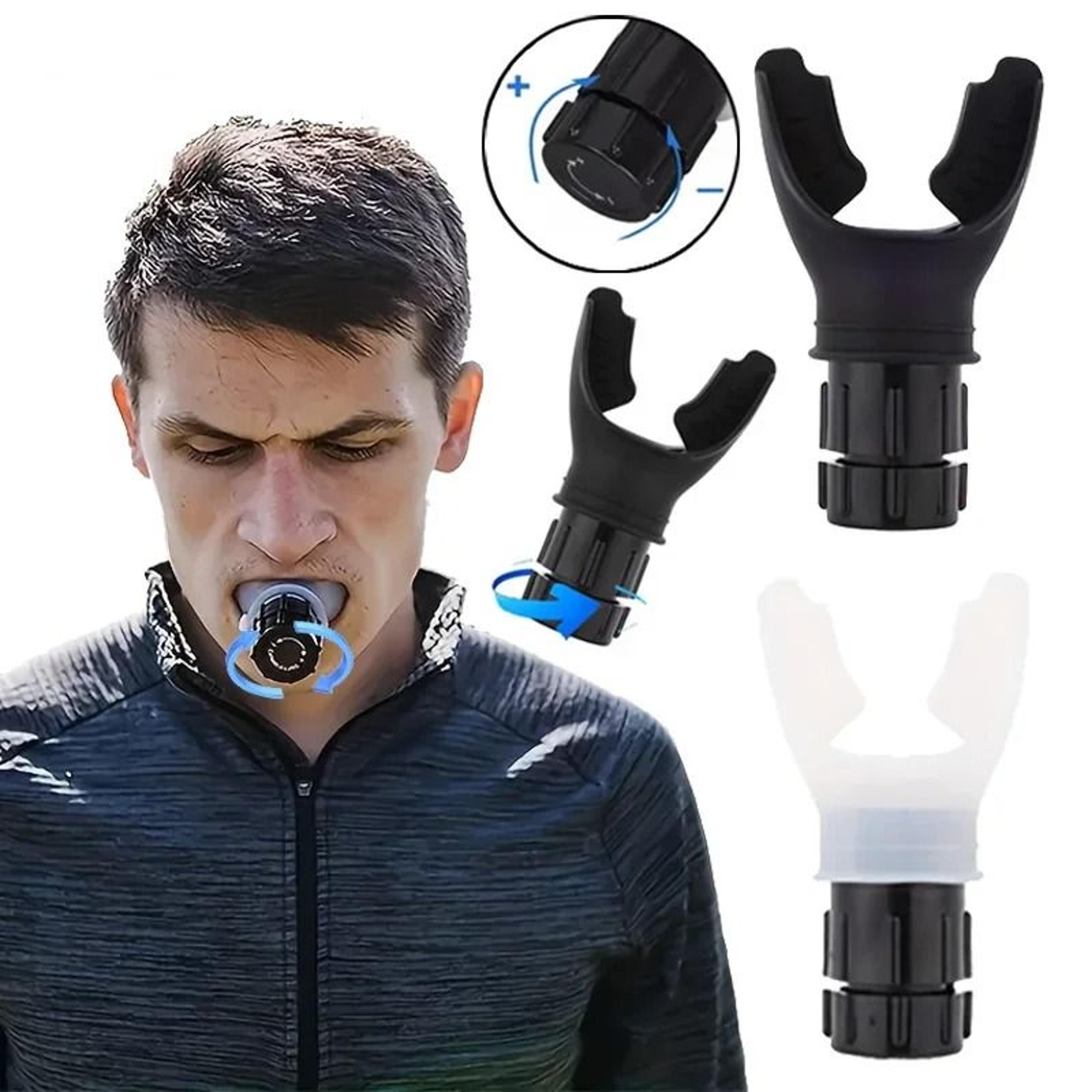 Portable Lung Capacity Breathing Trainer With Adjustable Resistance 0