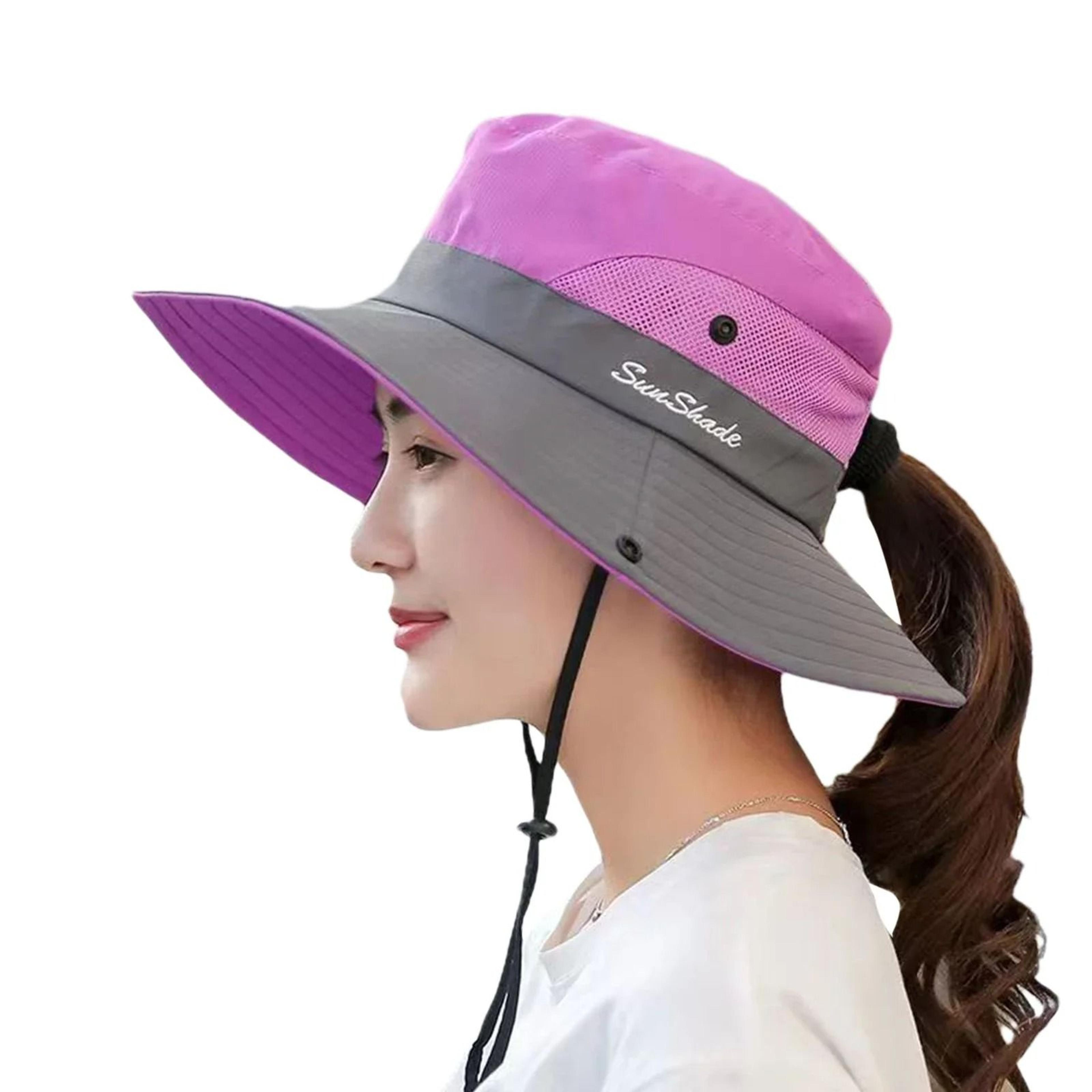 Womens Wide Brim Foldable Summer Sun Hat 9