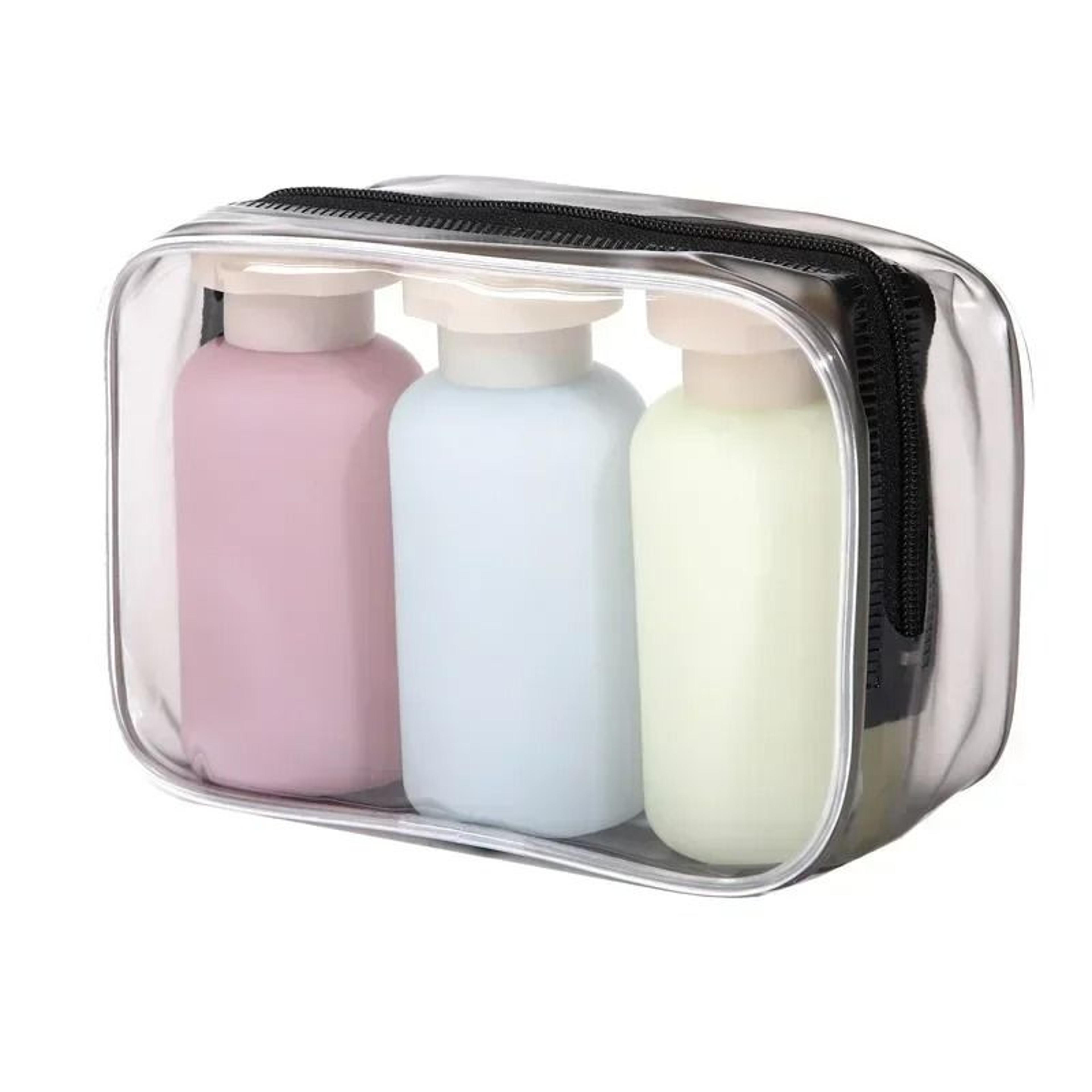 Silicone Travel Bottles Set With Leak Proof Design 4
