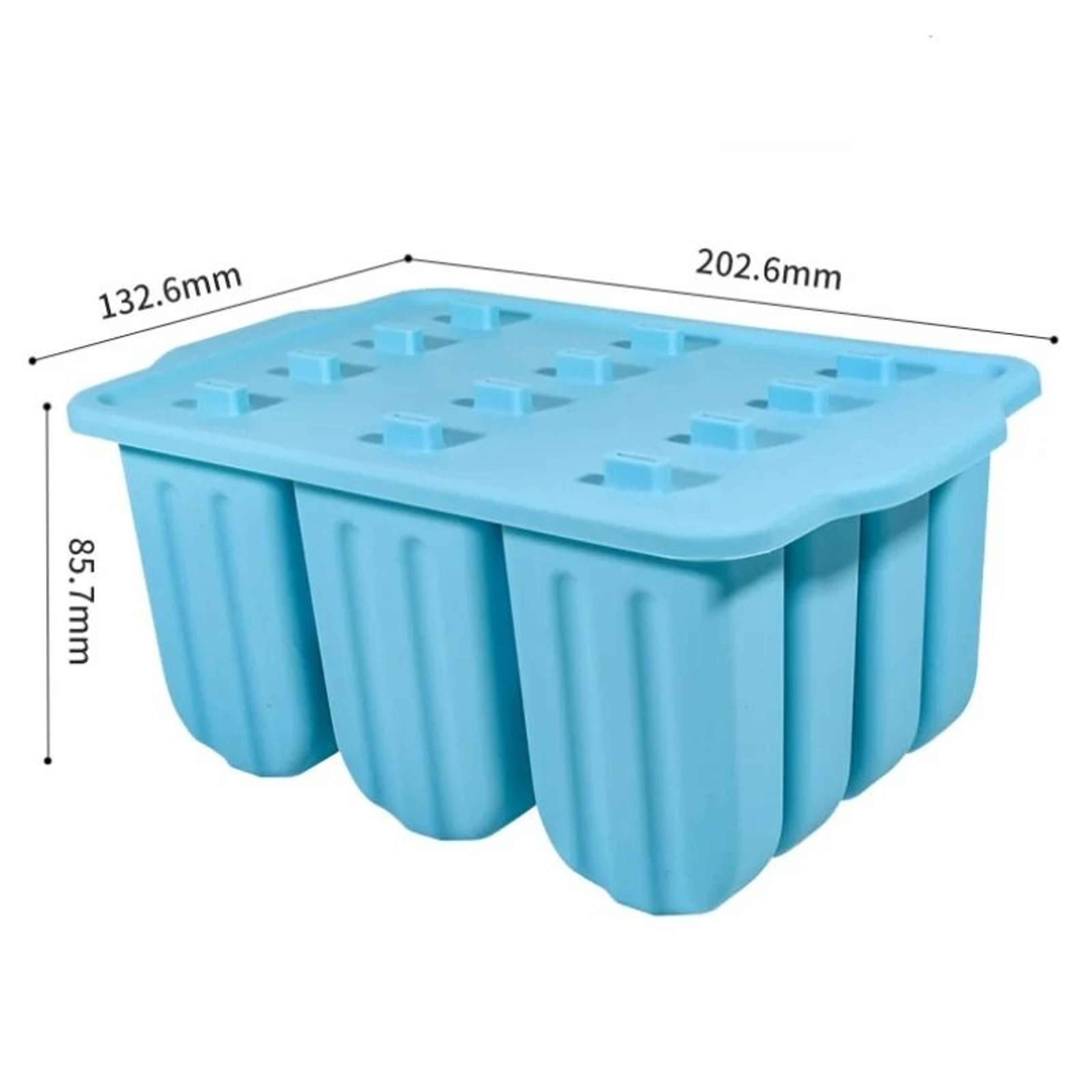 Silicone Popsicle Mold Tray With Lid For Homemade Desserts 5