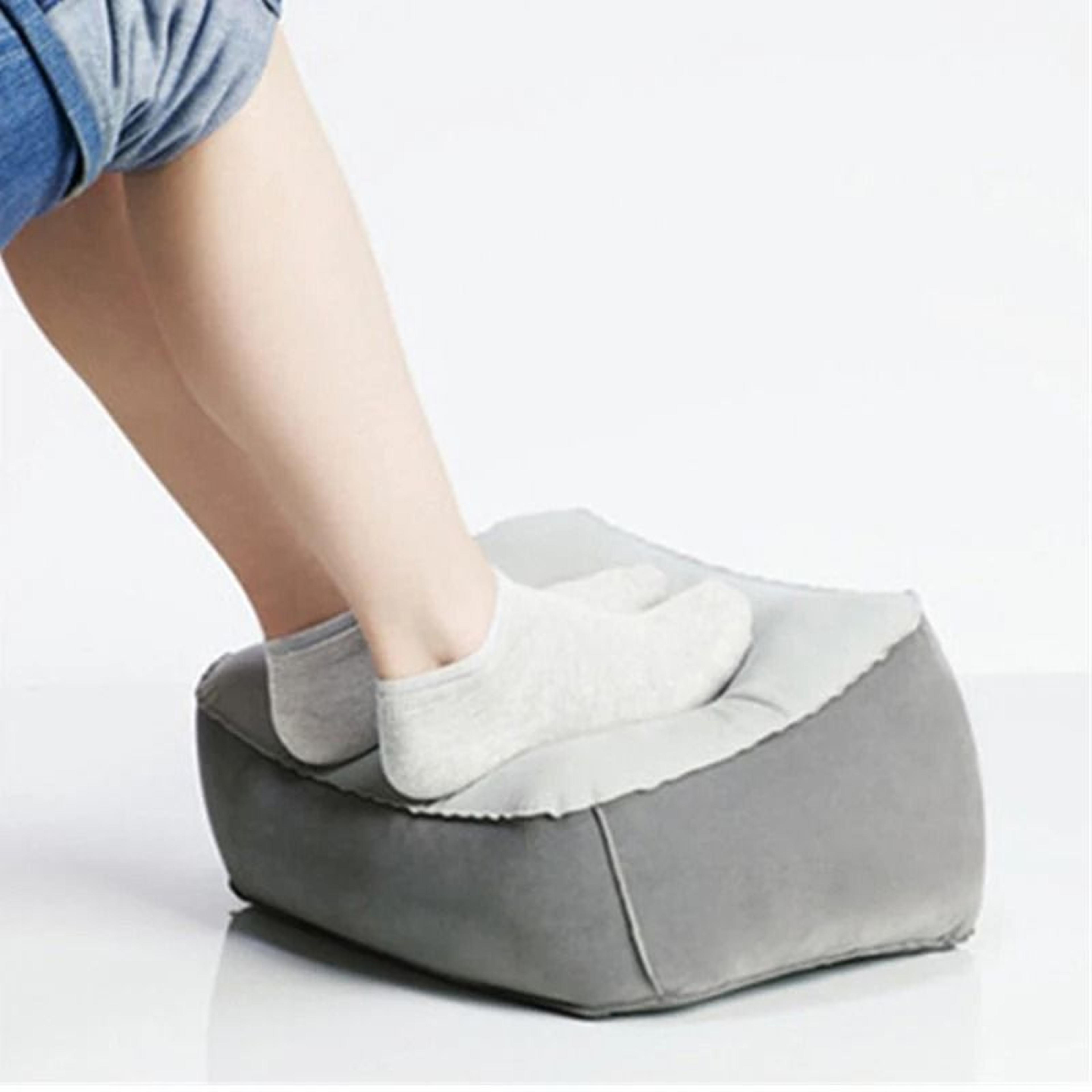 Inflatable Footrest Pillow For Travel And Under Desk Use 3