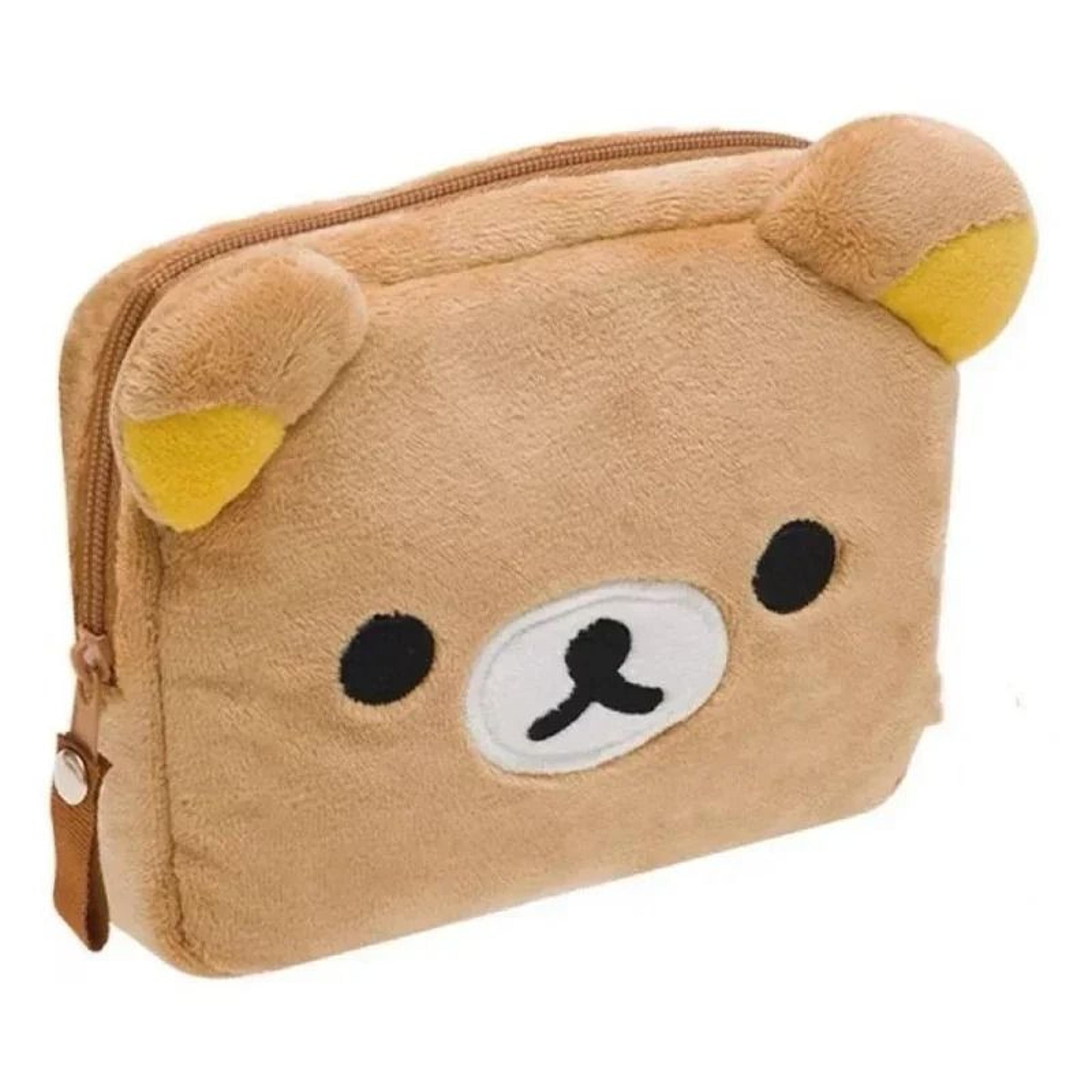 Cute Cartoon Bear Makeup Storage Bag With Multiple Compartments 7