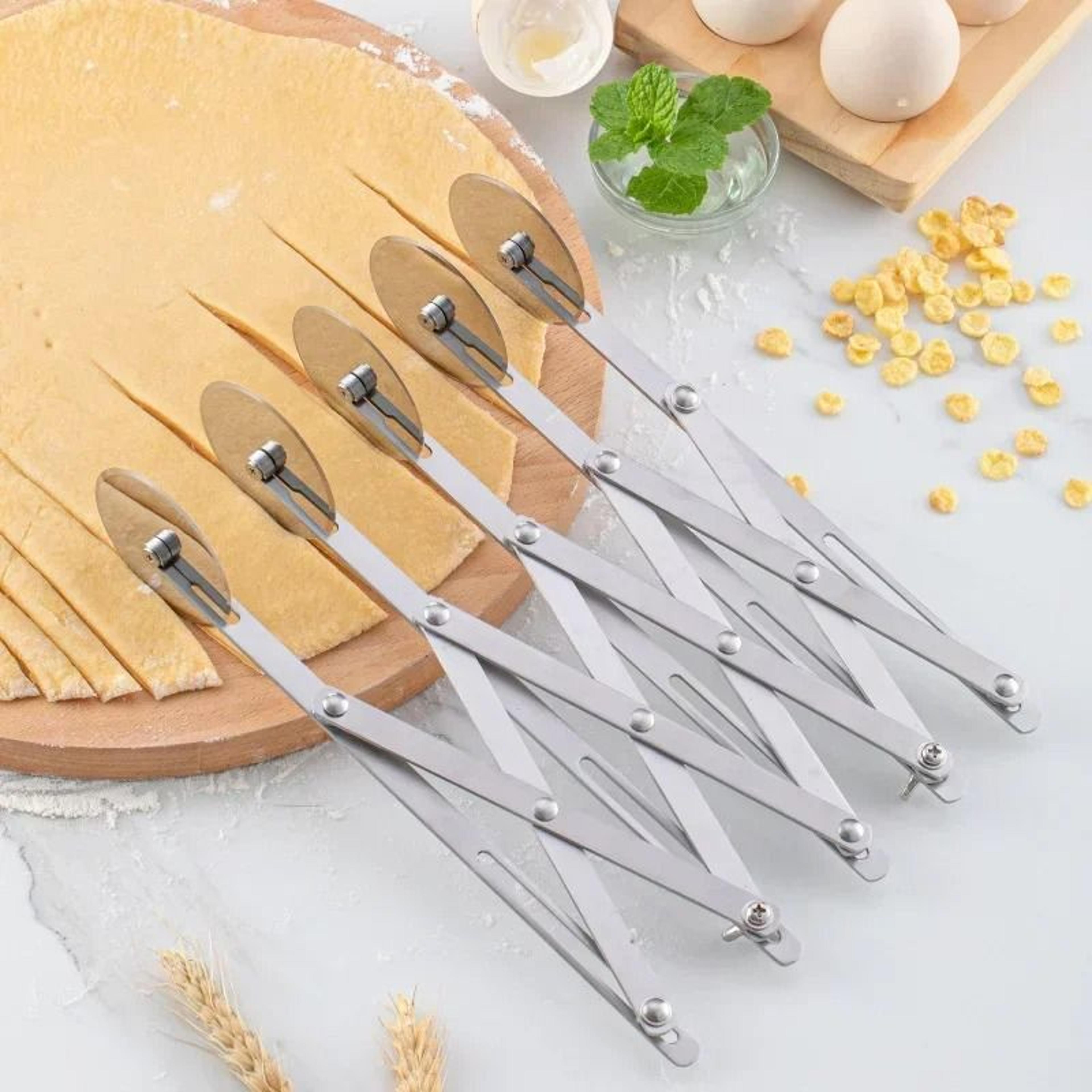 Adjustable Multi Wheel Dough Cutter For Pastry Pizza And Baking 1
