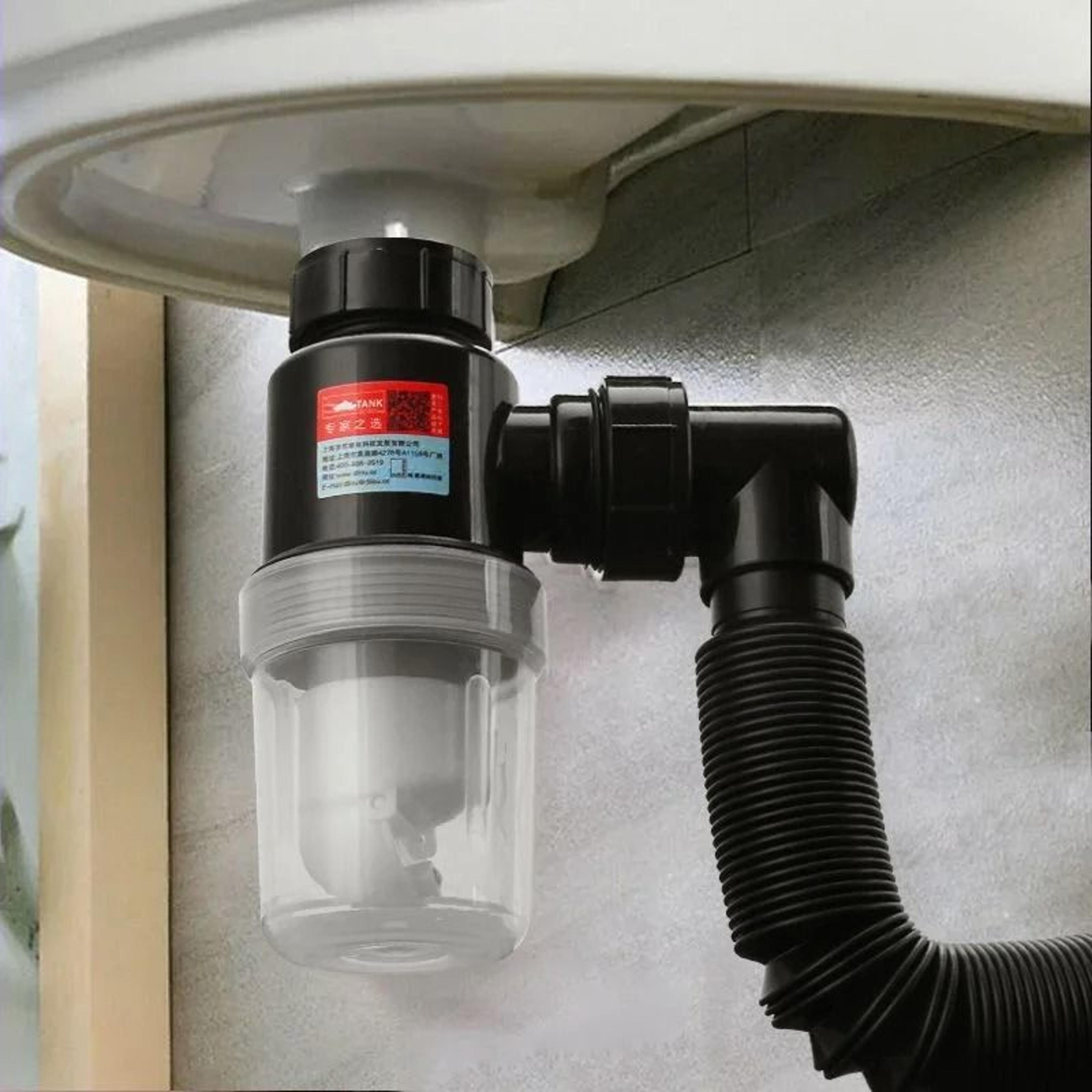 Flexible Sink Drain Deodorant Hose With Strainer 2