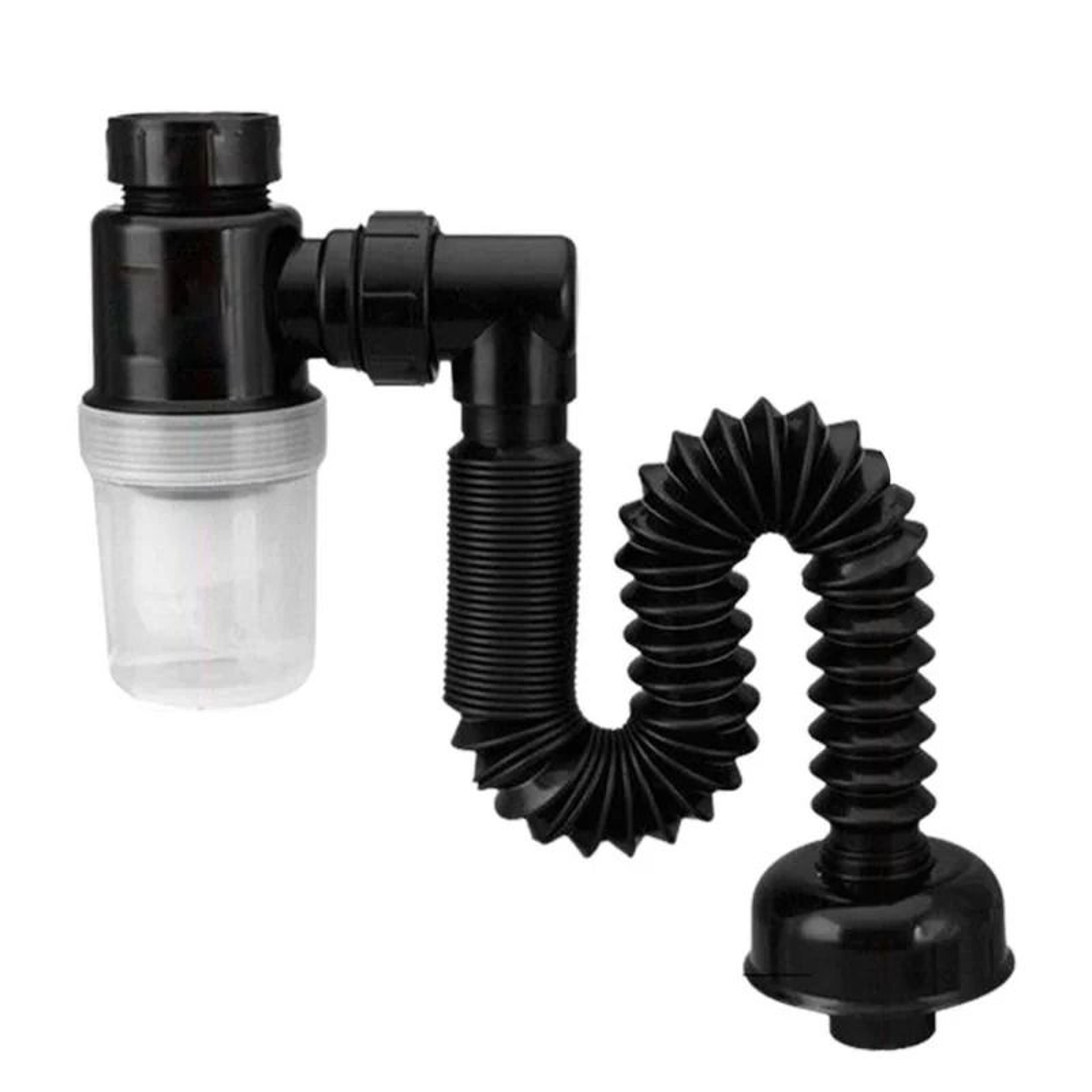 Flexible Sink Drain Deodorant Hose With Strainer 4