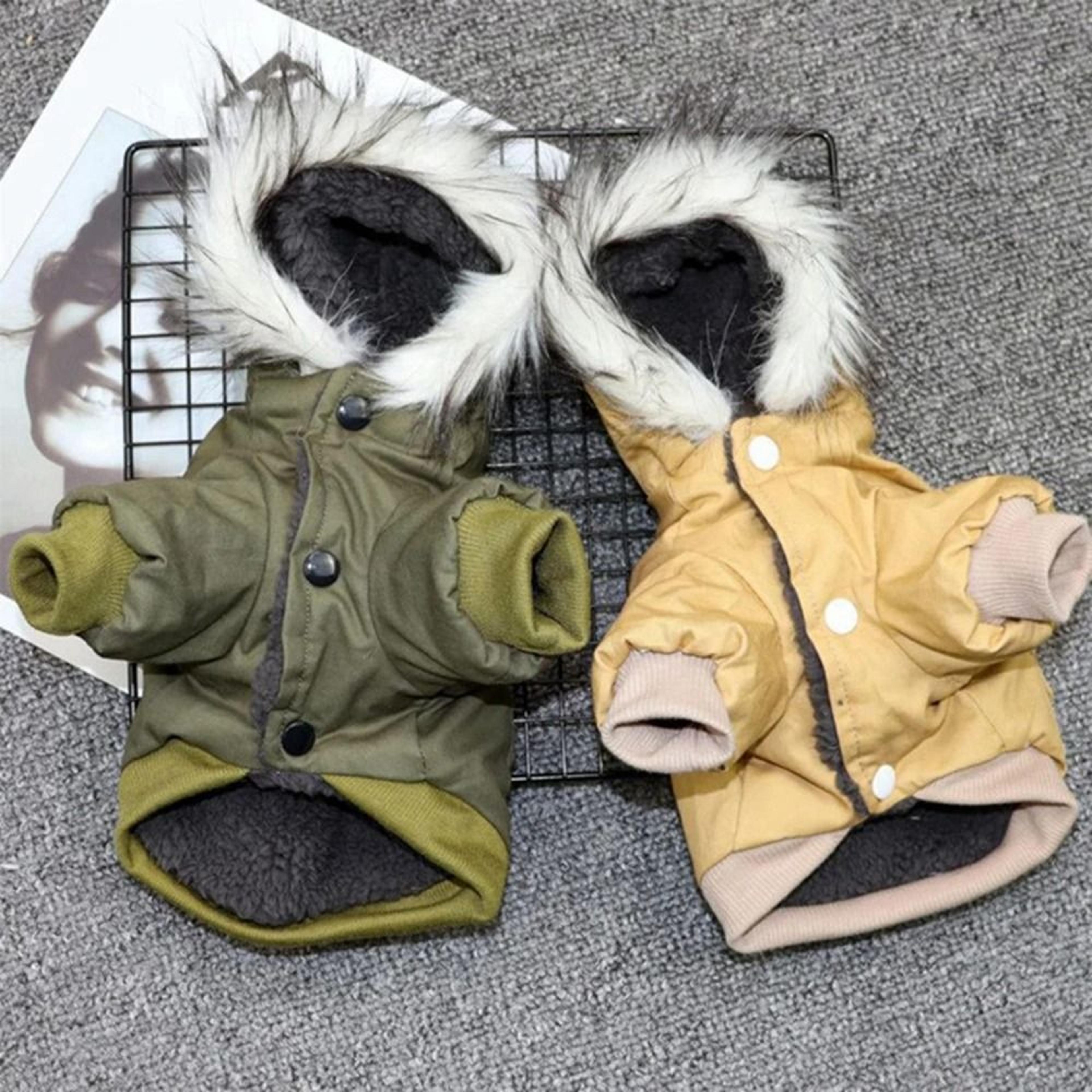 Dog Winter Jacket With Built In Harness For Cold Weather Walks 1