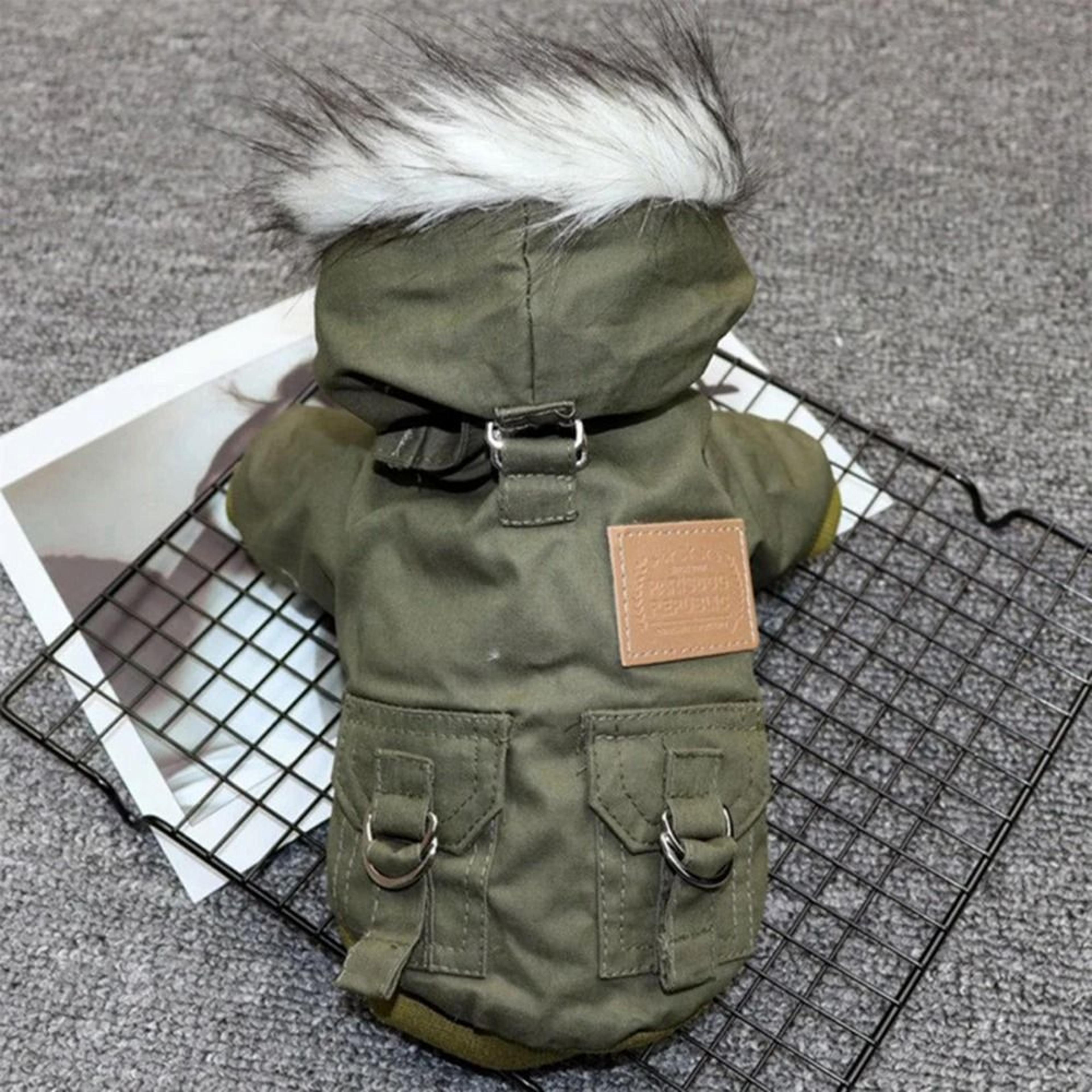 Dog Winter Jacket With Built In Harness For Cold Weather Walks 2