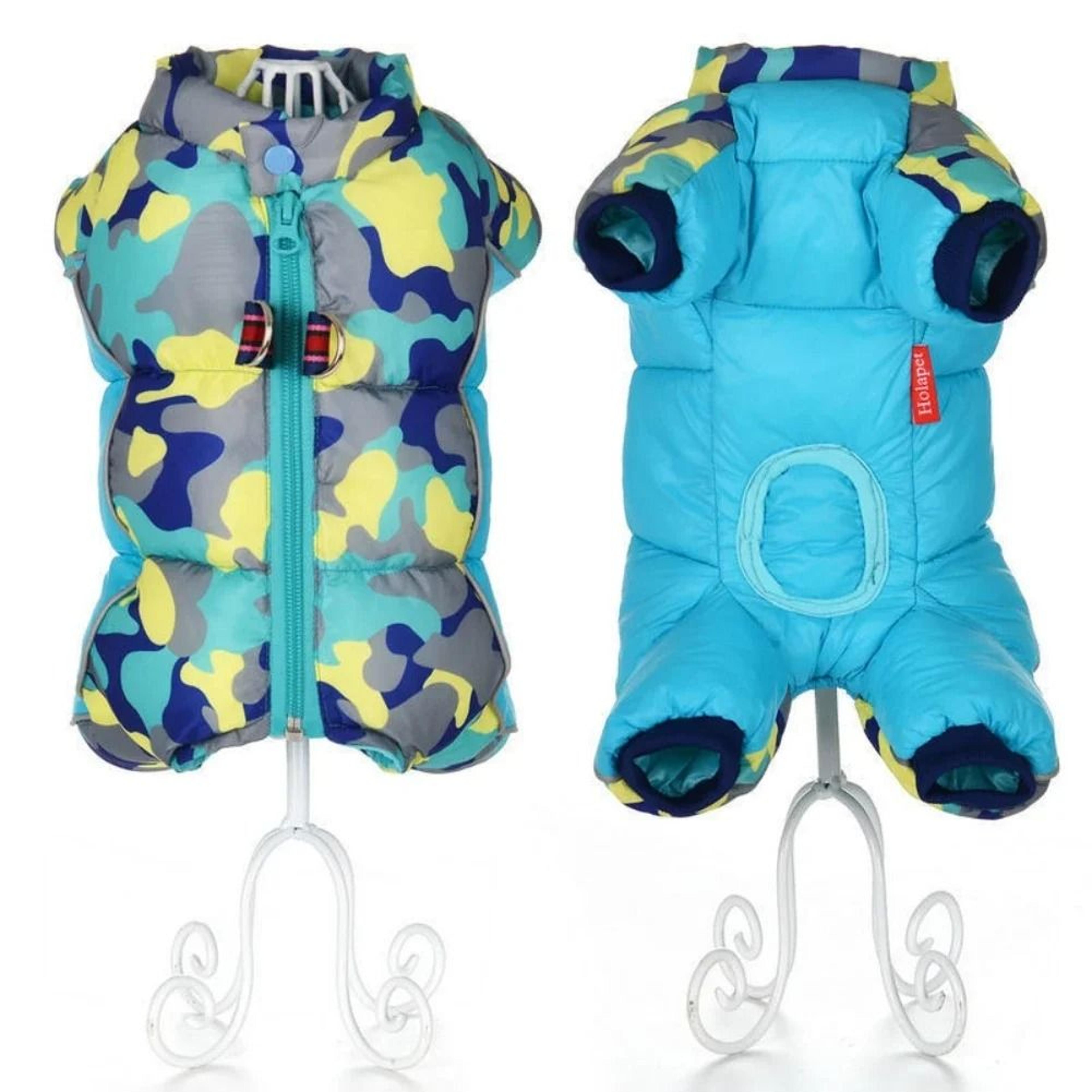 Full Body Dog Winter Snowsuit With Reflective Details 2