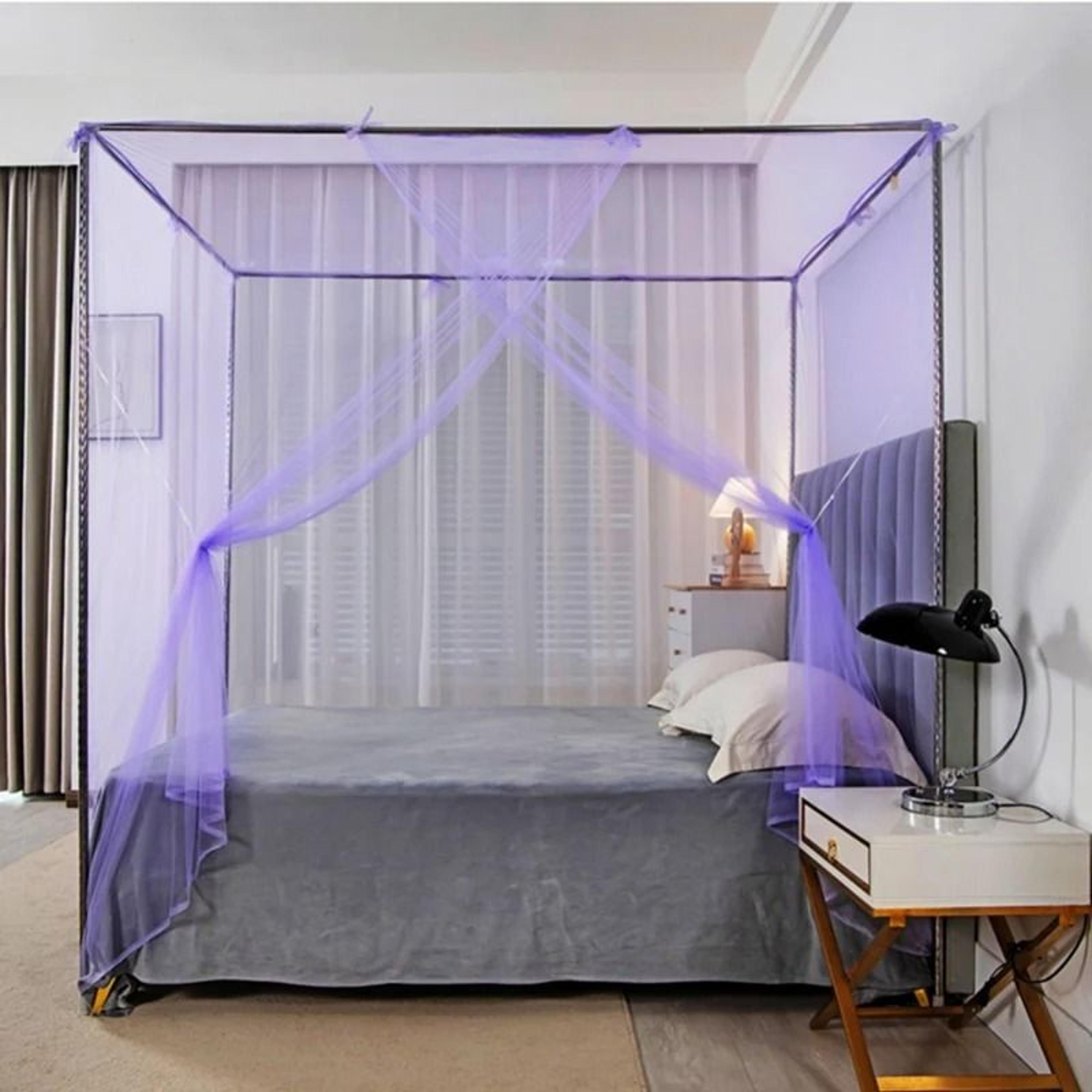 Square Mosquito Net Bed Canopy For Bedroom And Camping 8