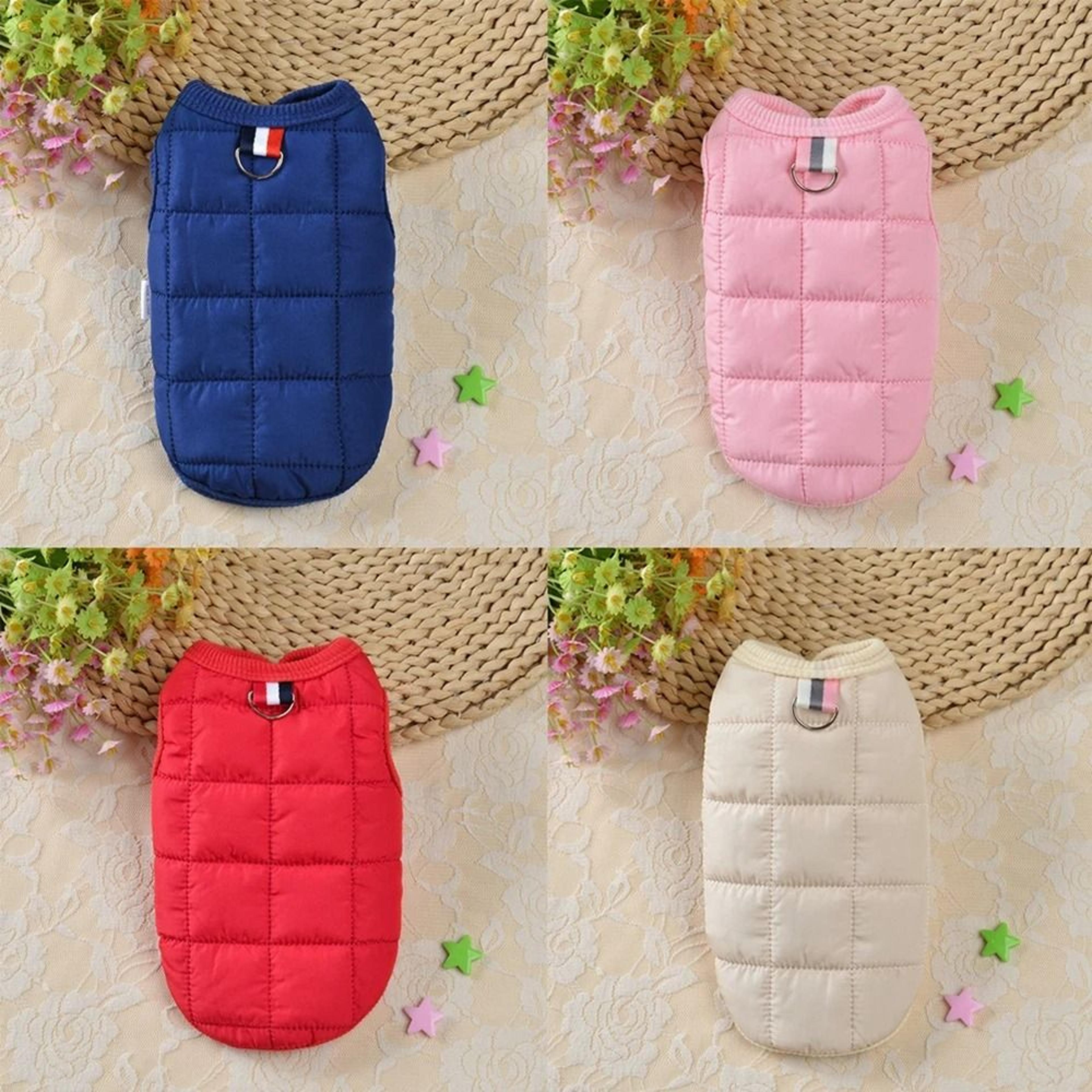 Winter Cotton Padded Dog Vest Jacket For Small And Medium Dogs 1