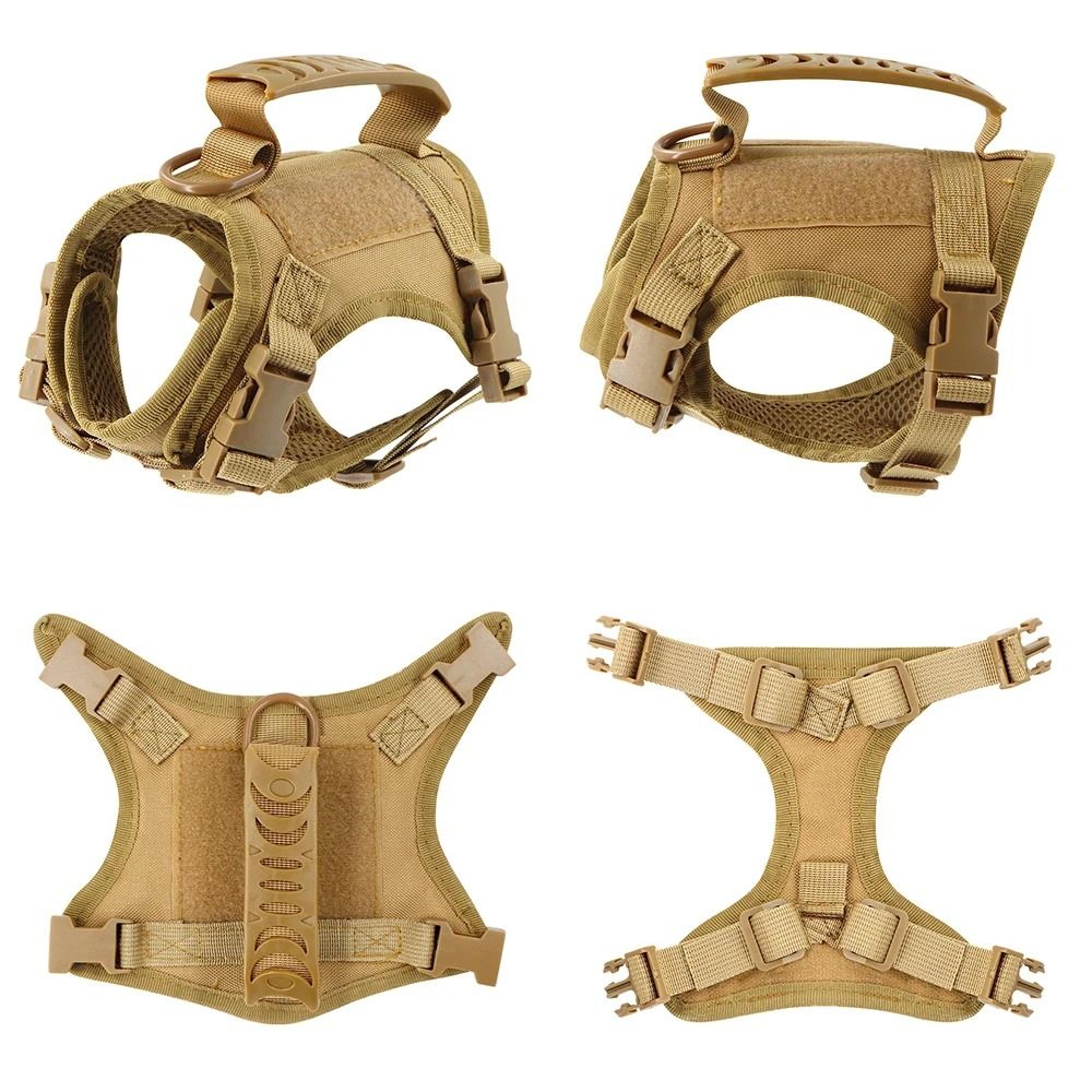 Tactical Cat Harness Leash Set With Patches And Handle 4