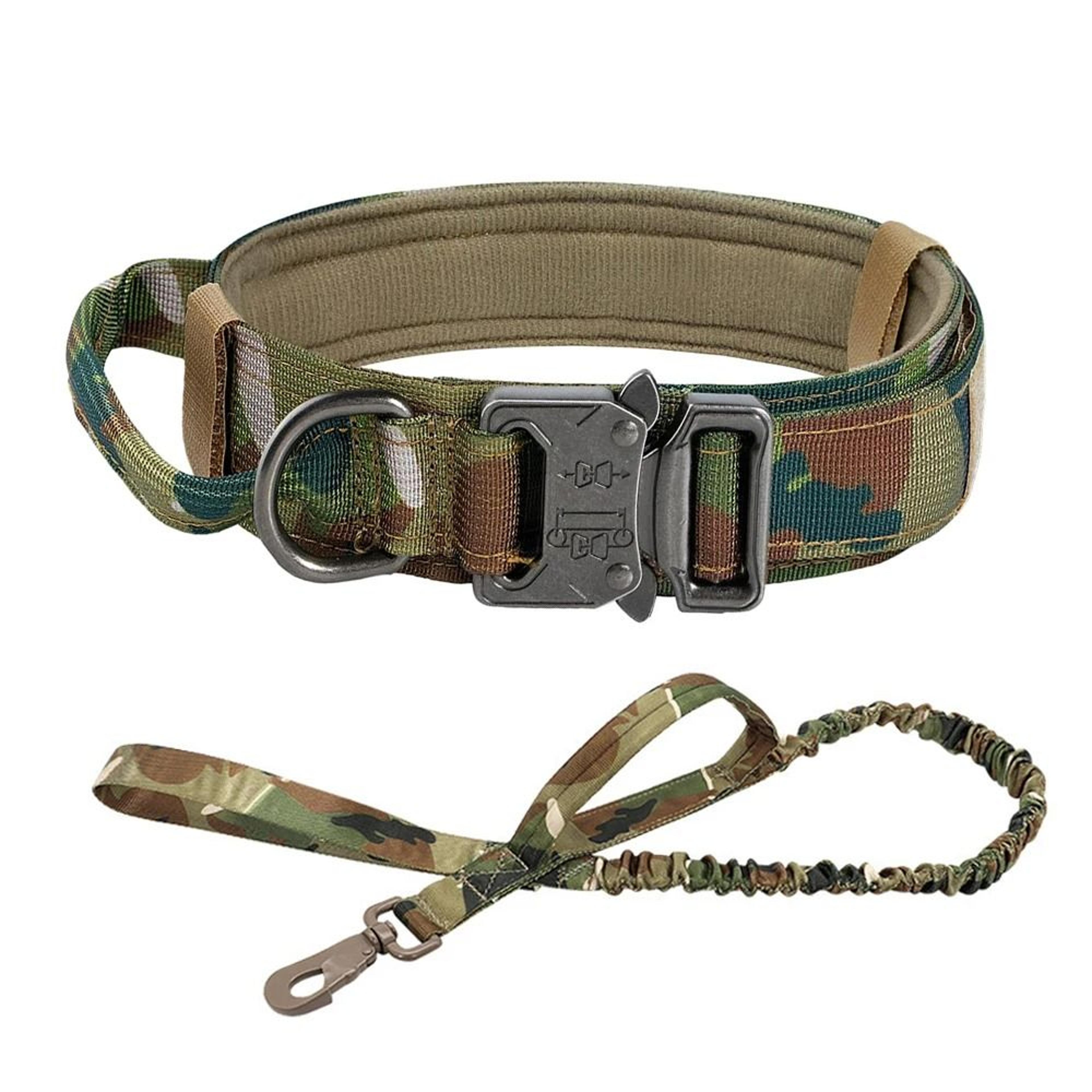 Tactical Dog Training Collar And Leash Set With Control Handle 14
