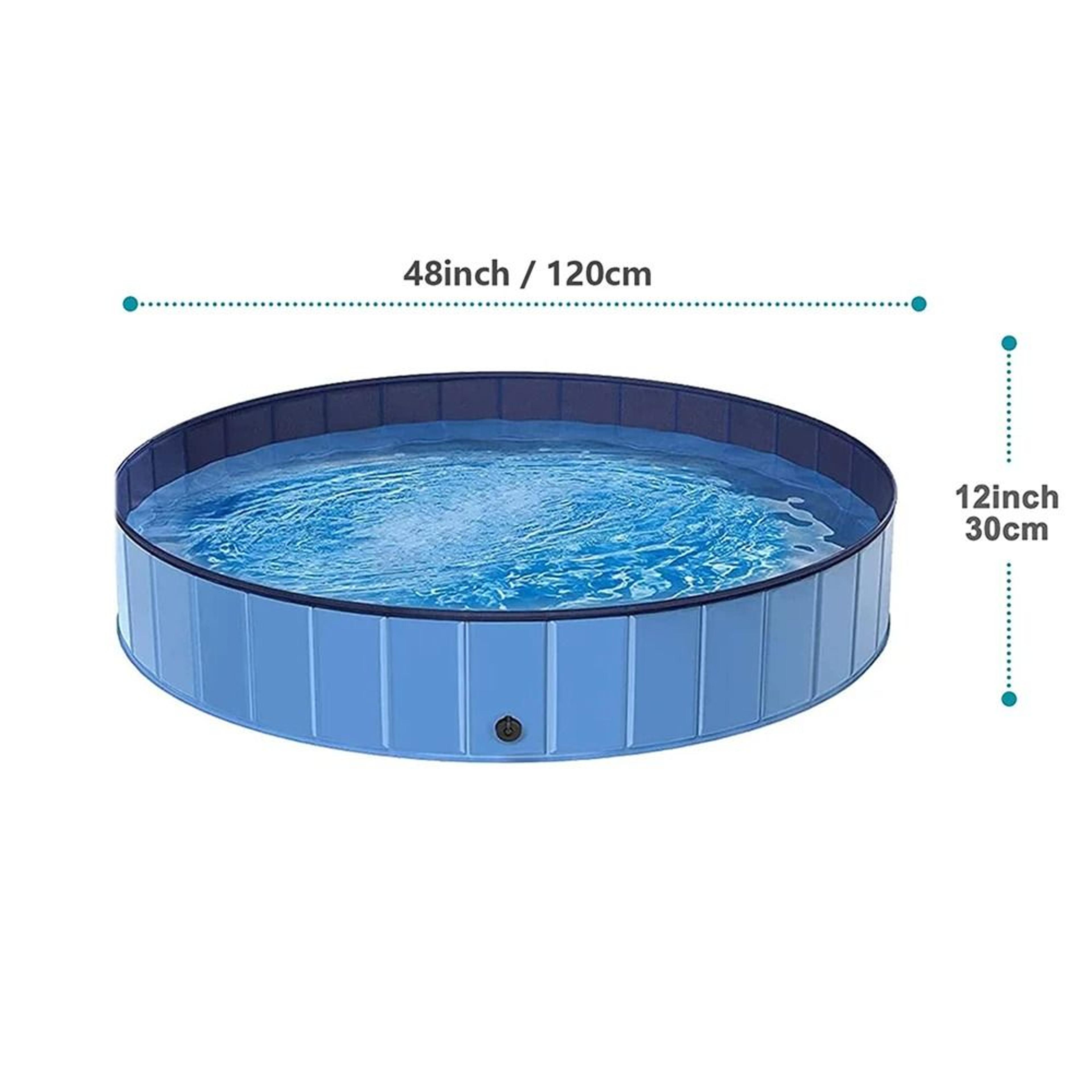 Portable Dog Swimming Pool And Folding Pet Bathtub For Large Dogs 10